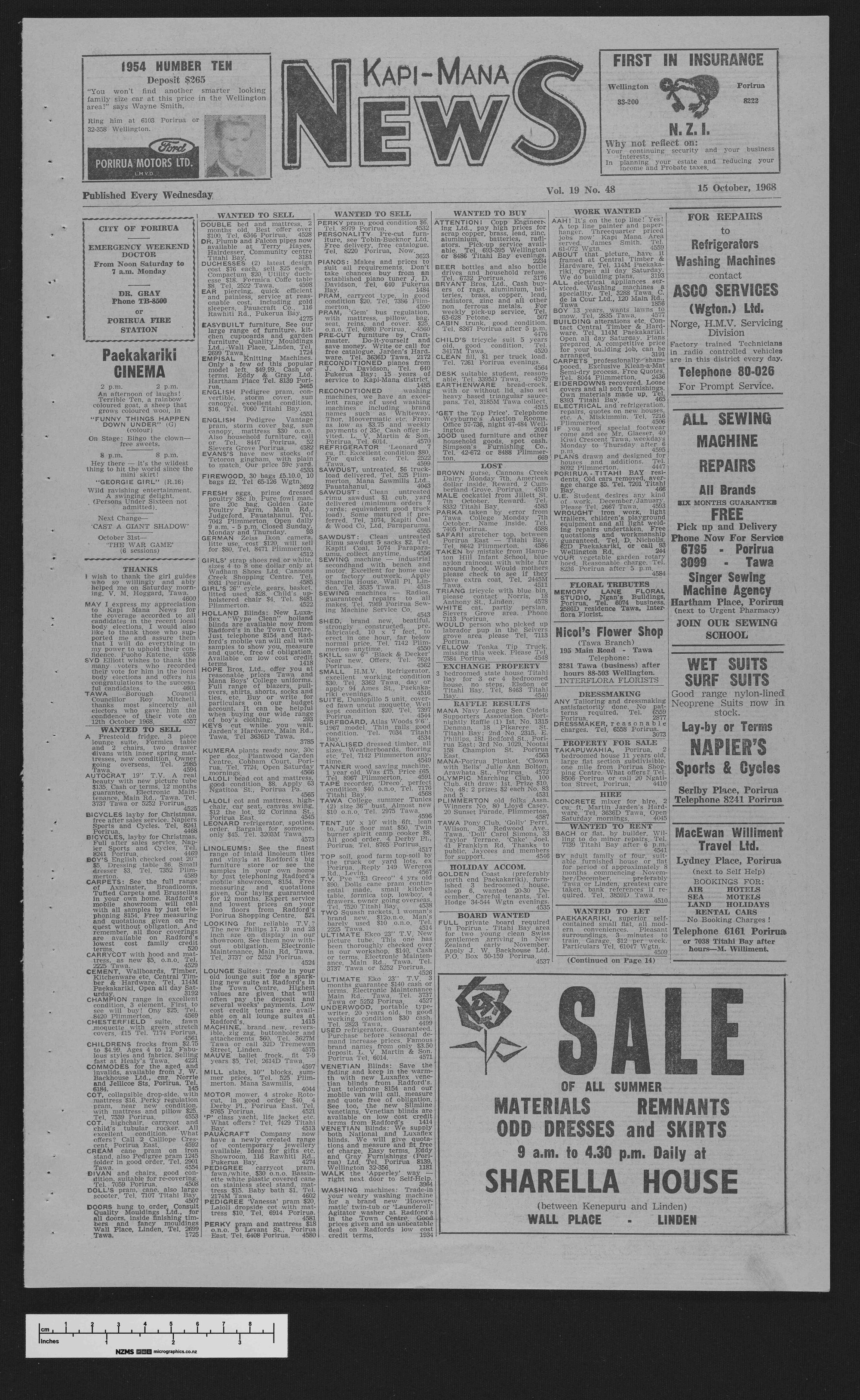 1968-10-15 Kapi-Mana News