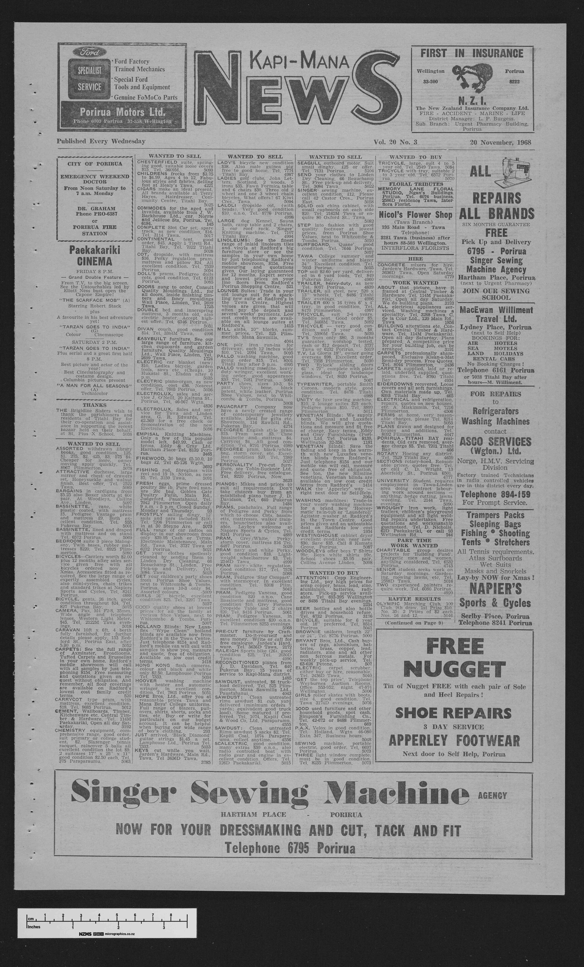 1968-11-20 Kapi-Mana News