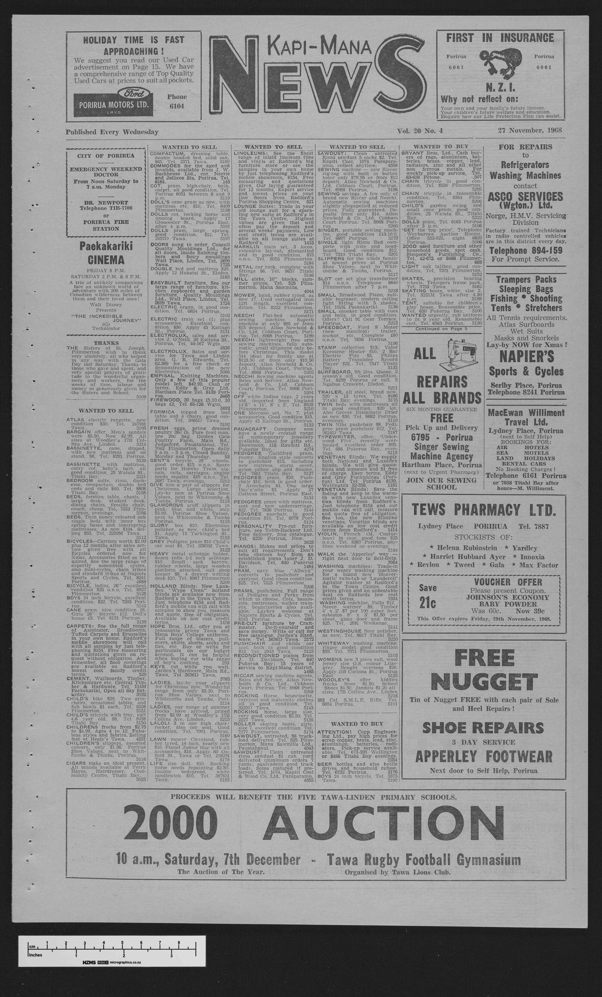1968-11-27 Kapi-Mana News