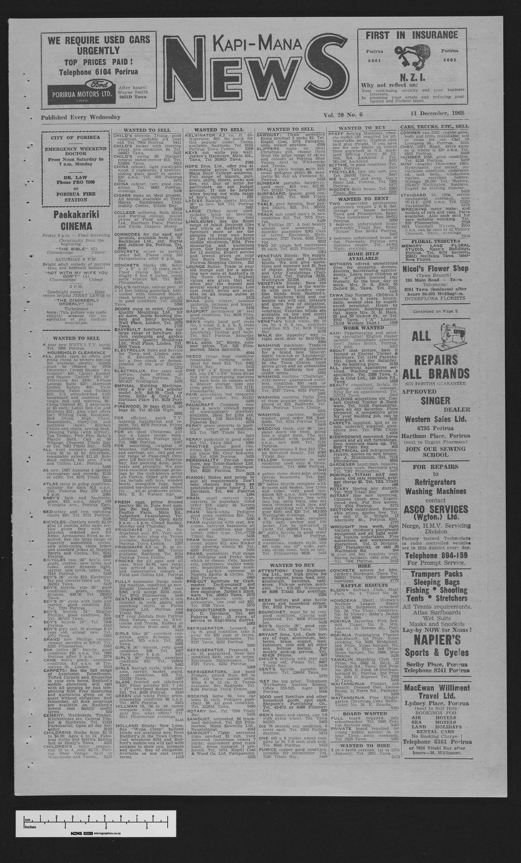 1968-12-11 Kapi-Mana News