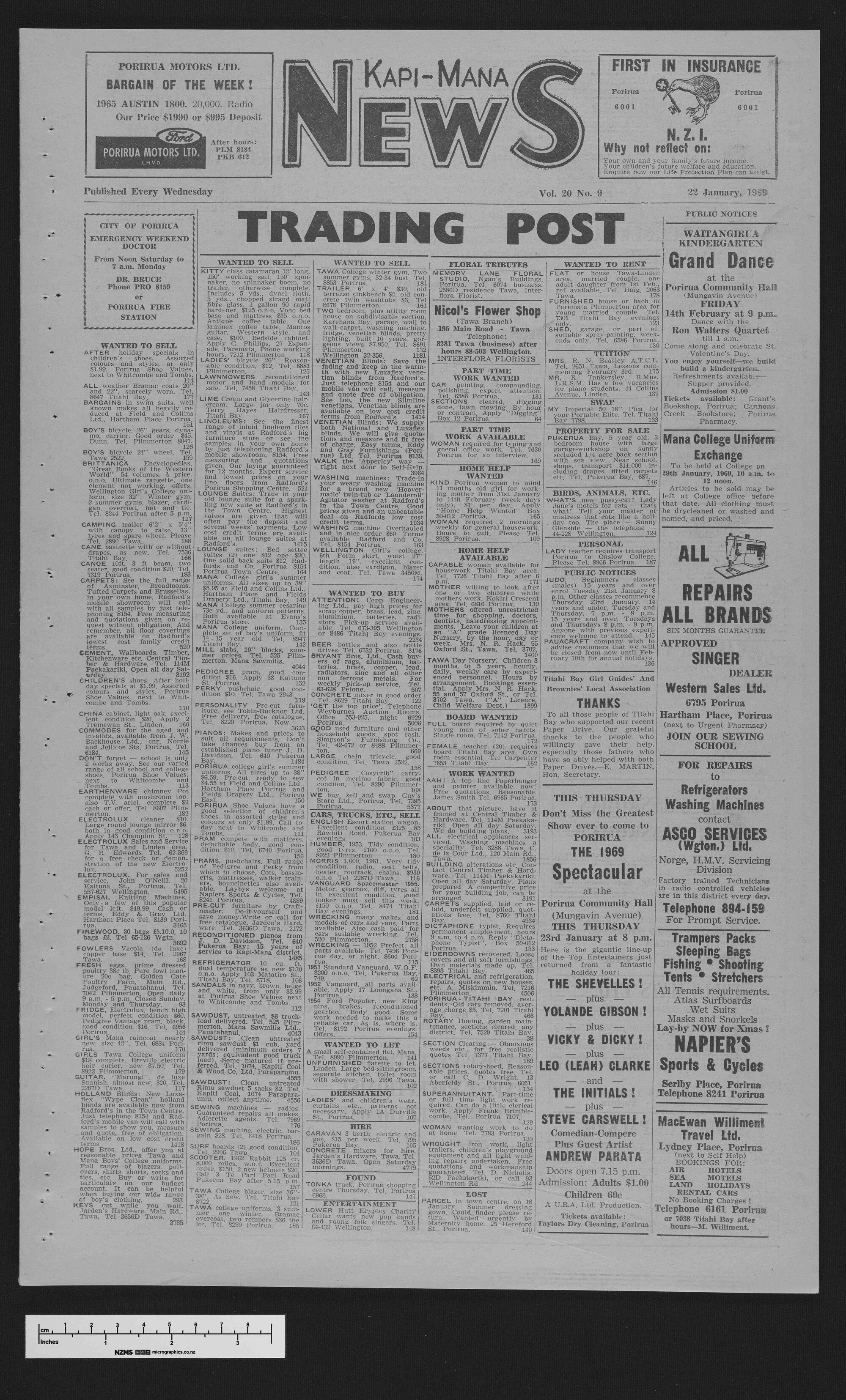 1969-01-22 Kapi-Mana News