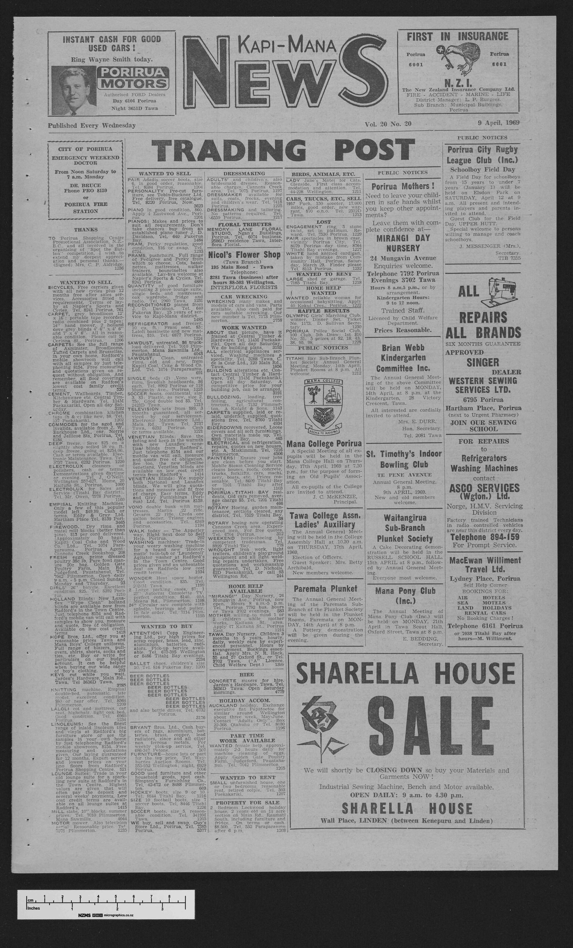 1969-04-09 Kapi-Mana News
