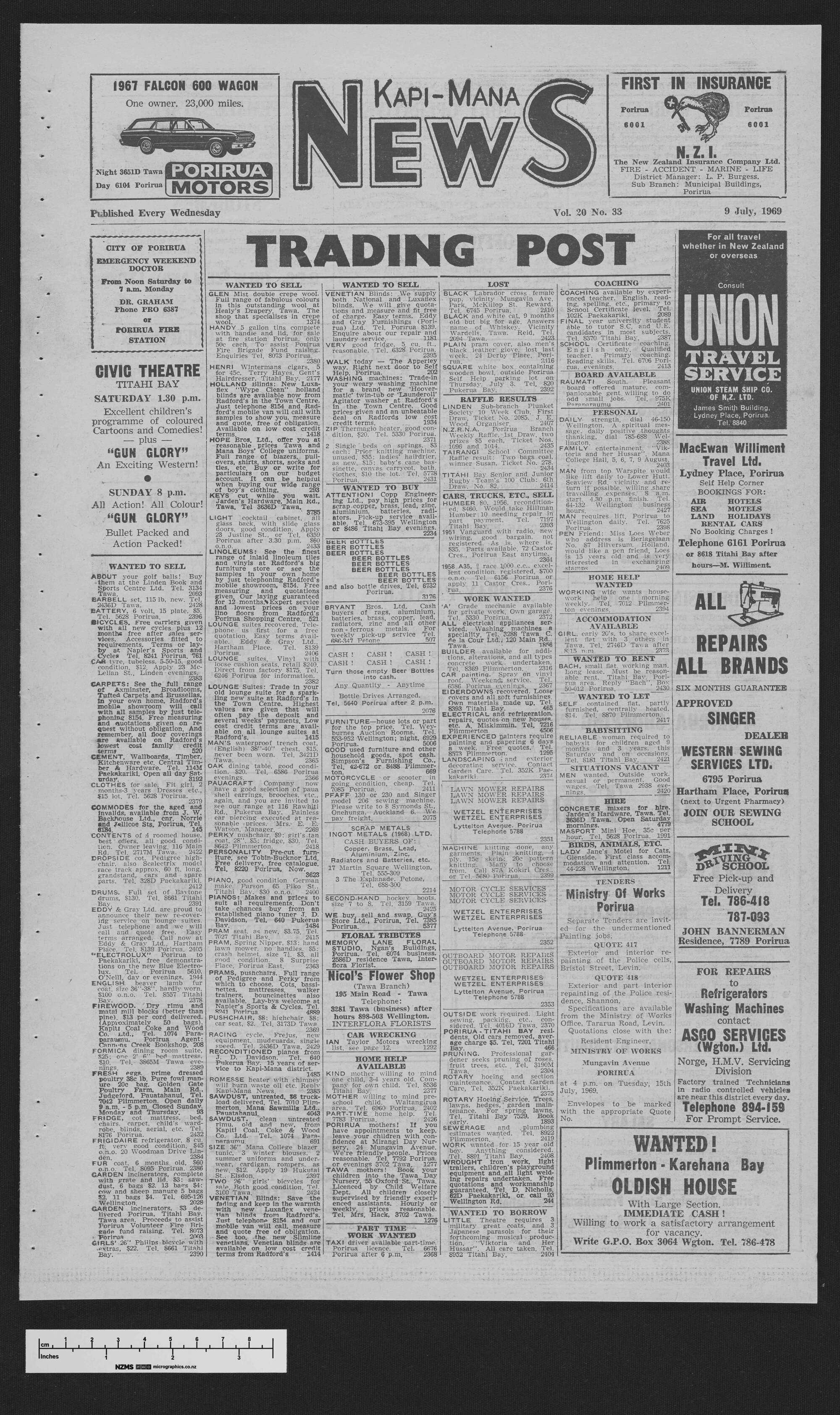 1969-07-09 Kapi-Mana News