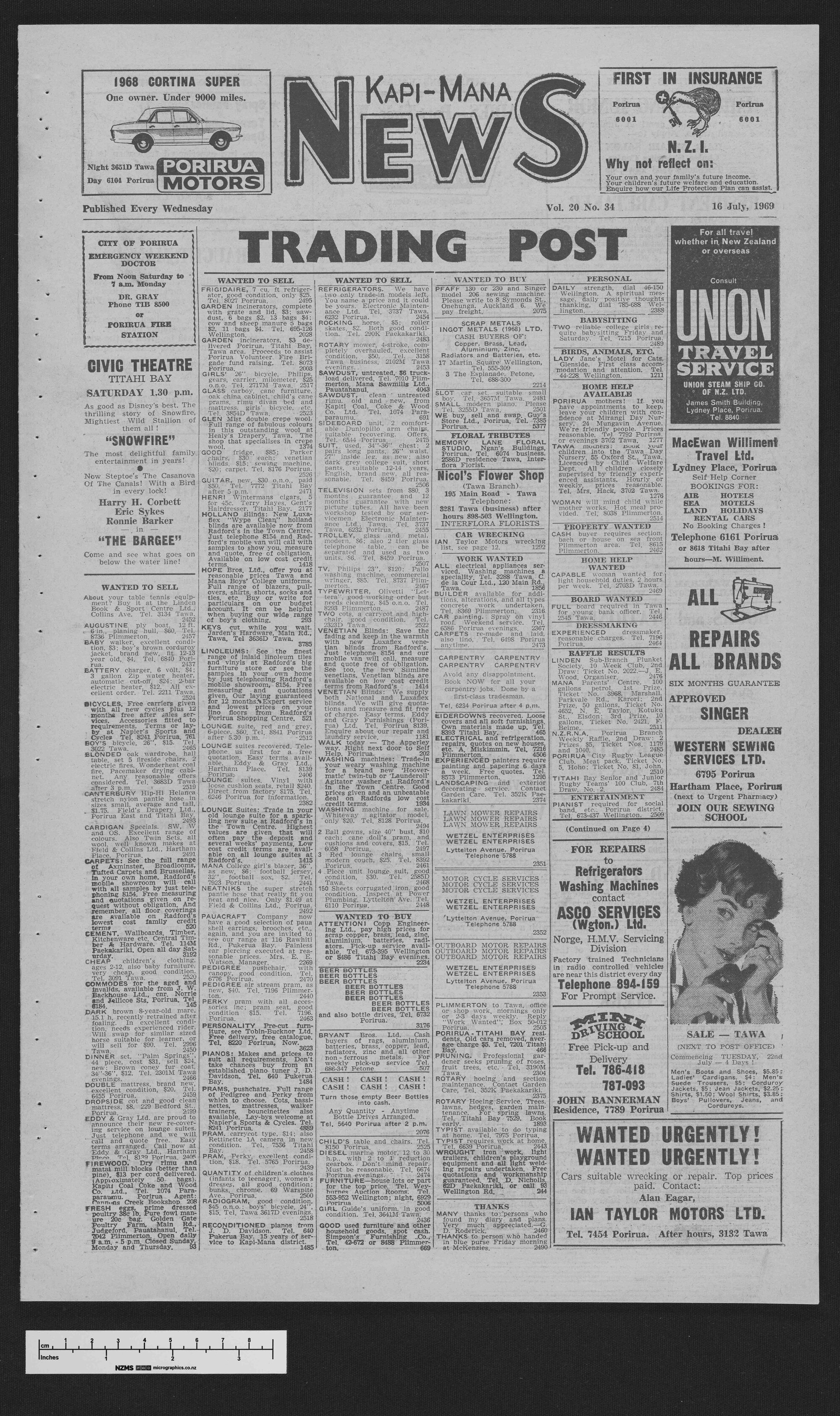 1969-07-16 Kapi-Mana News