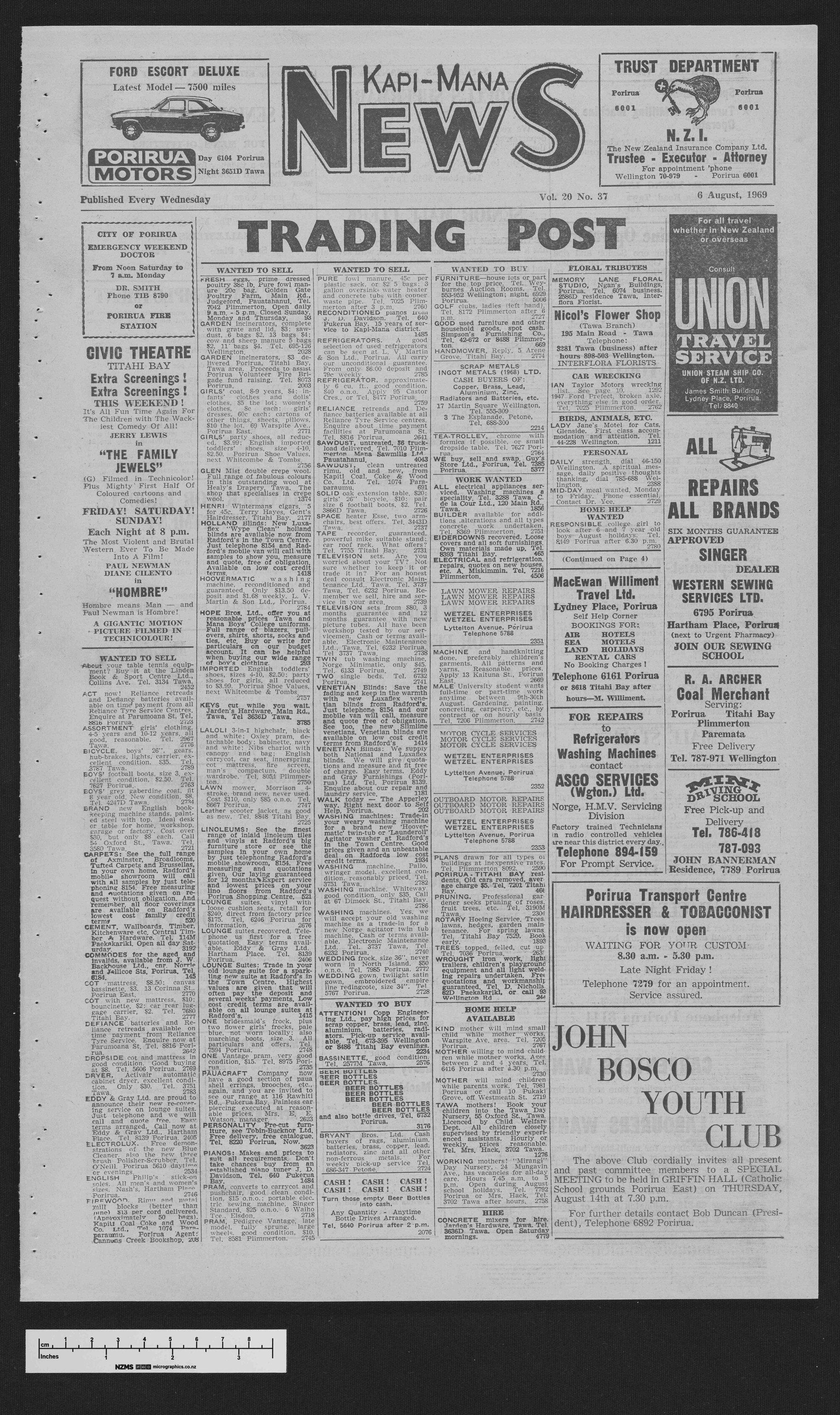 1969-08-06 Kapi-Mana News