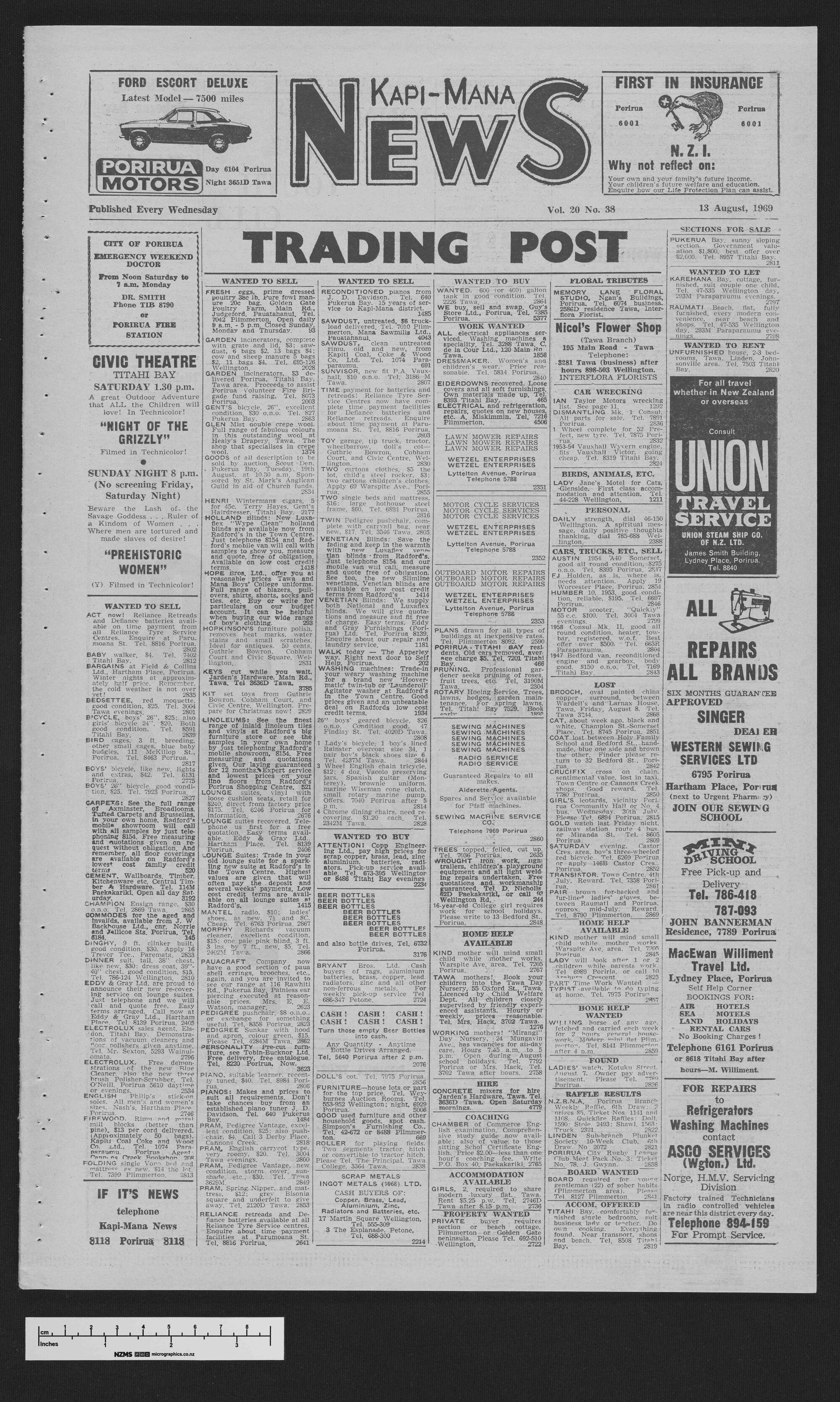 1969-08-13 Kapi-Mana News