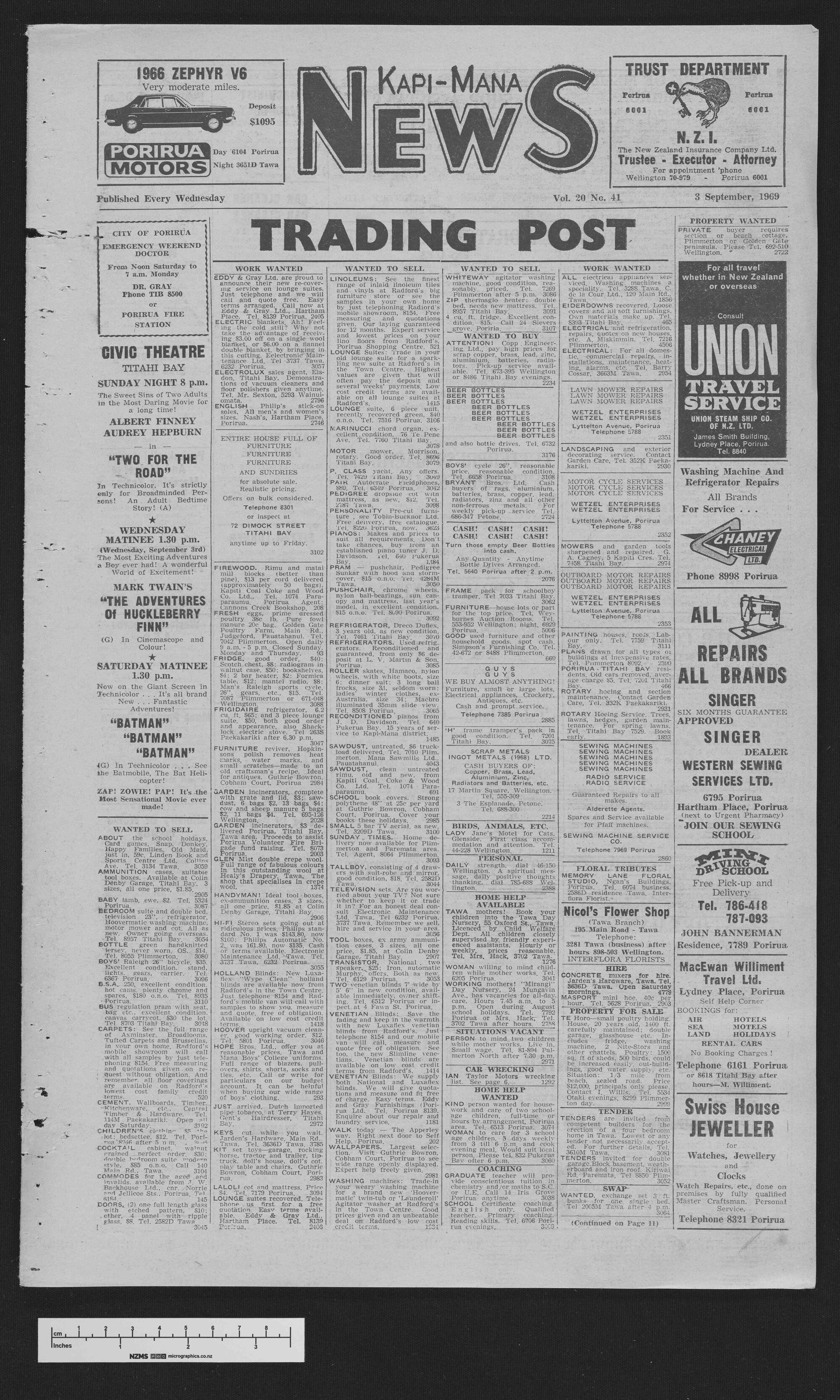 1969-09-03 Kapi-Mana News