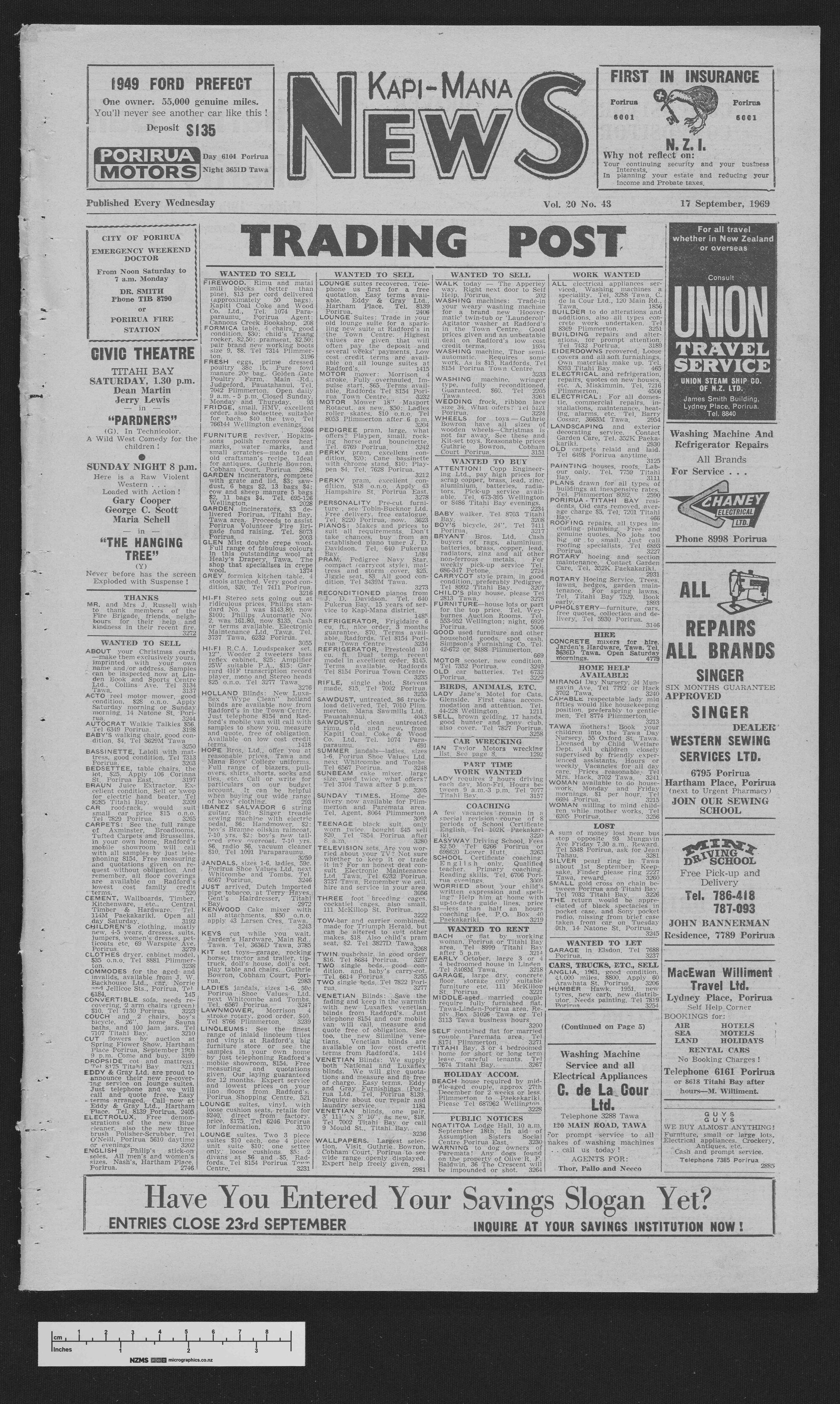 1969-09-17 Kapi-Mana News
