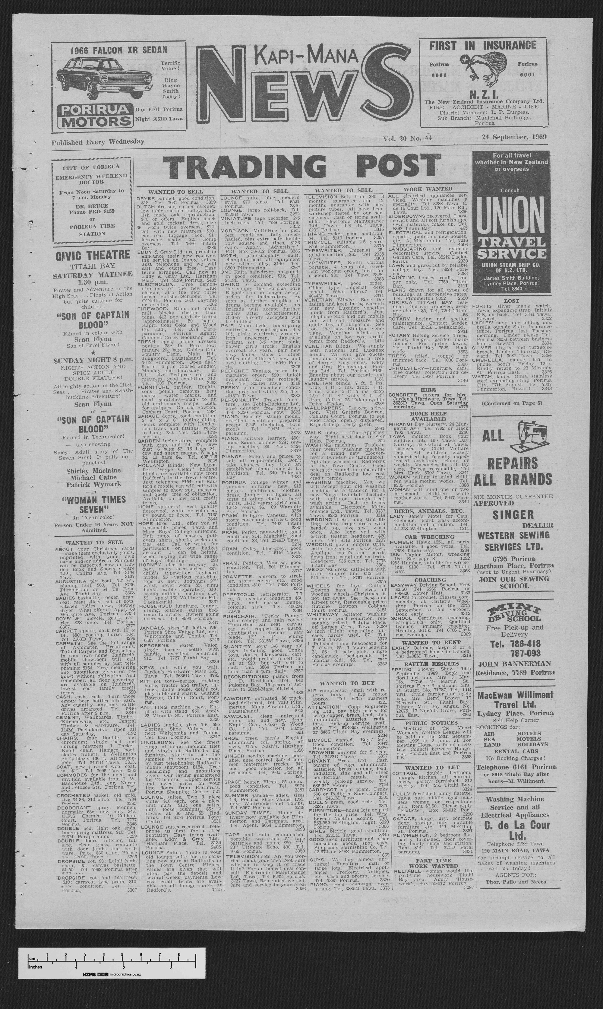 1969-09-24 Kapi-Mana News