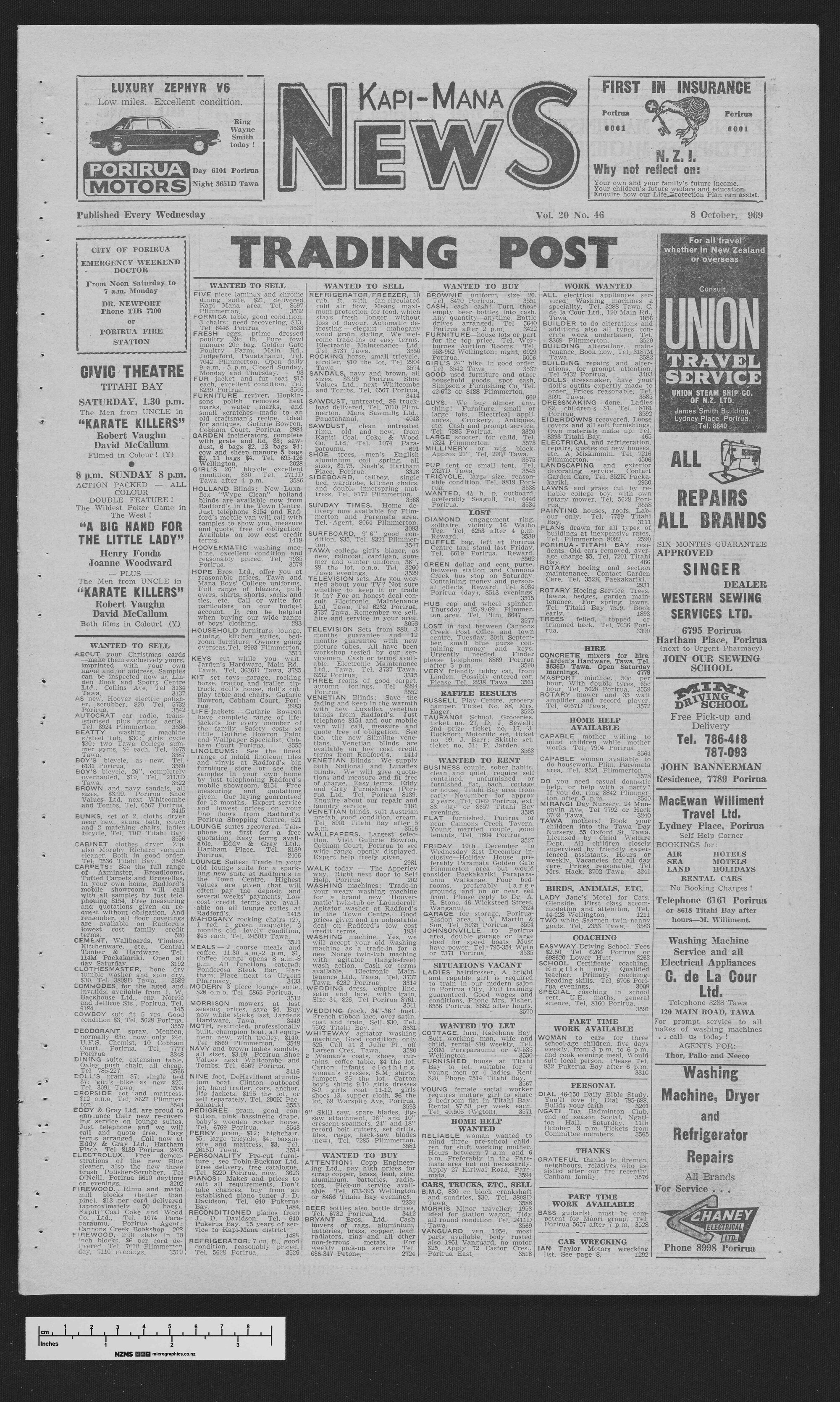 1969-10-08 Kapi-Mana News