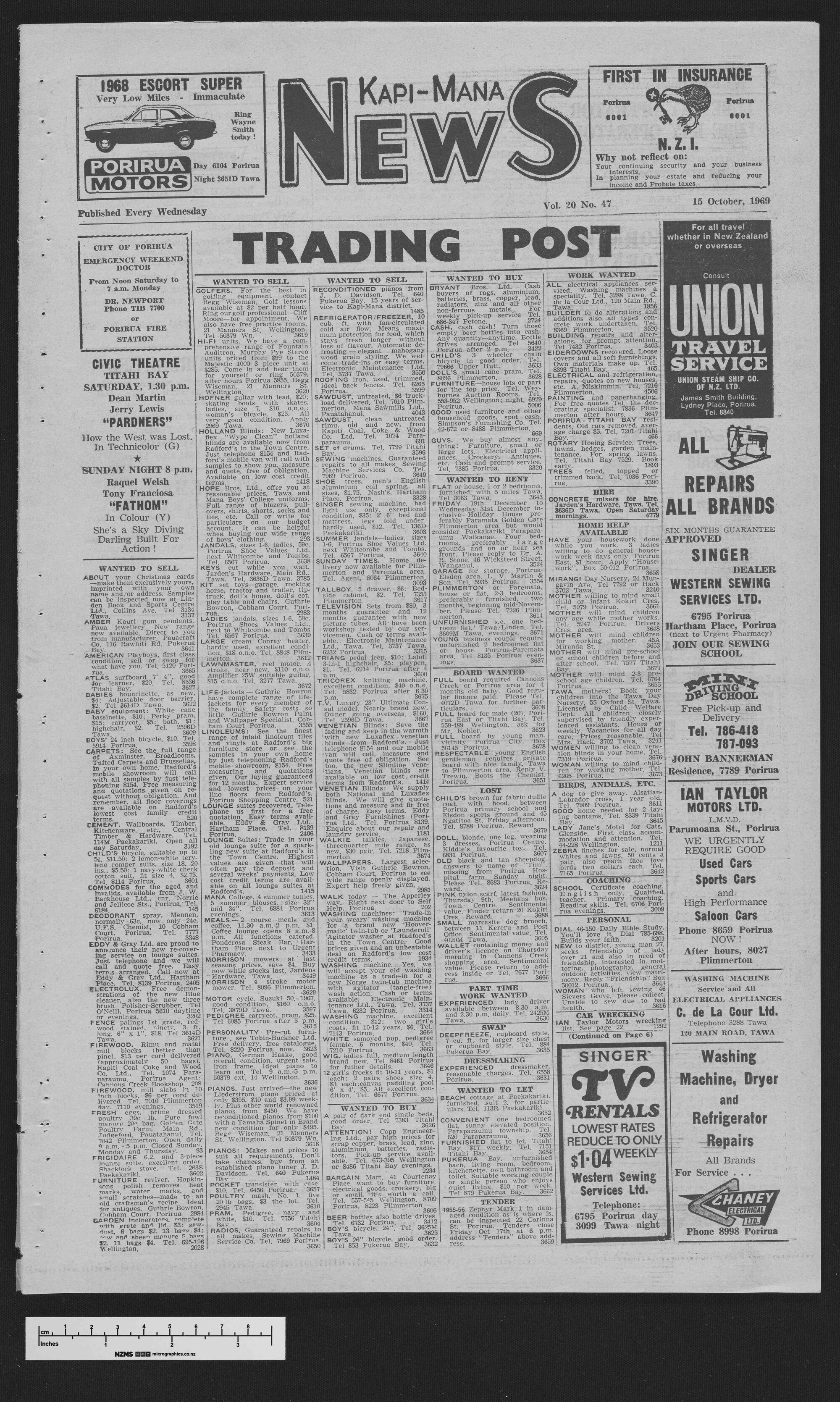 1969-10-15 Kapi-Mana News