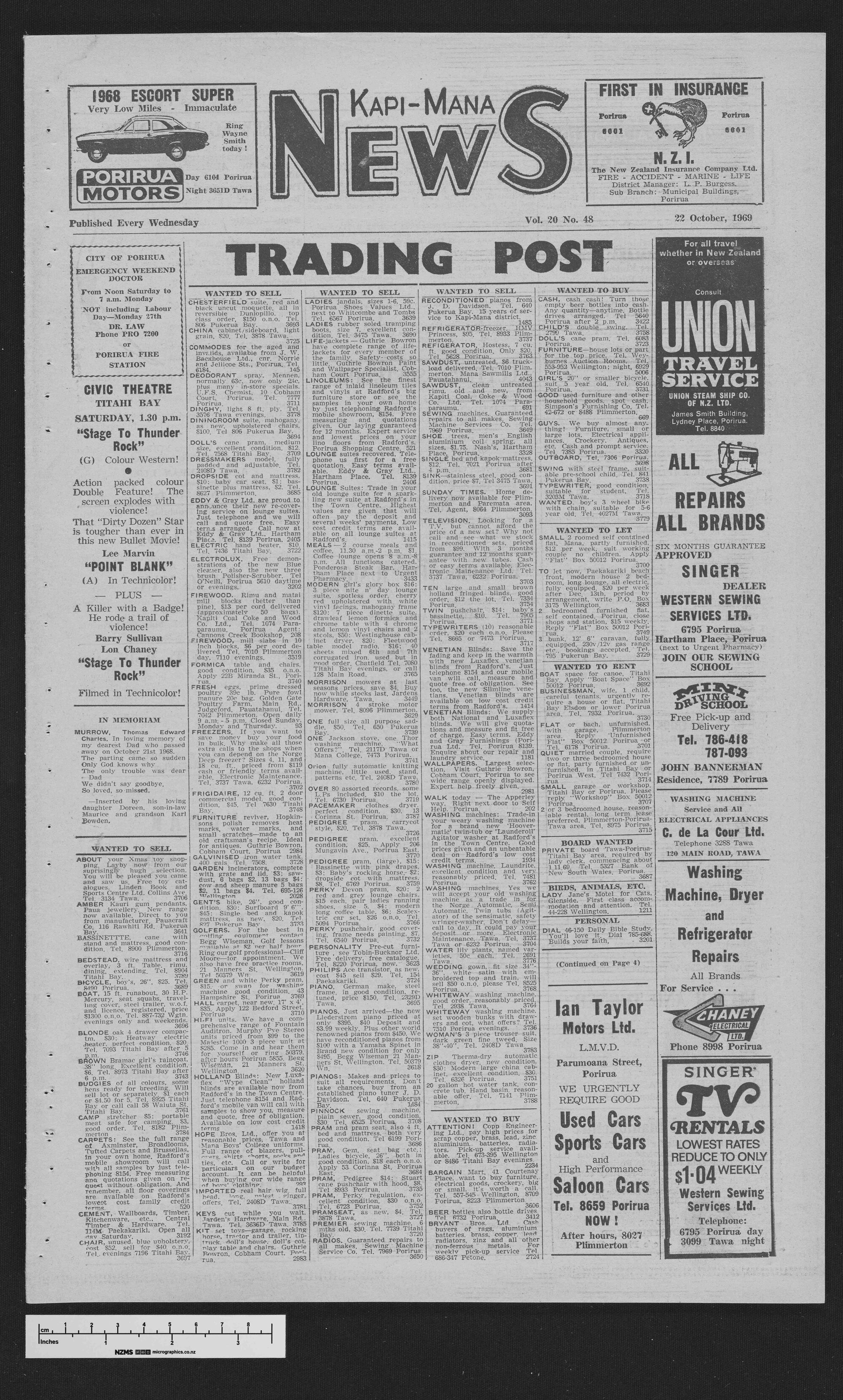1969-10-22 Kapi-Mana News