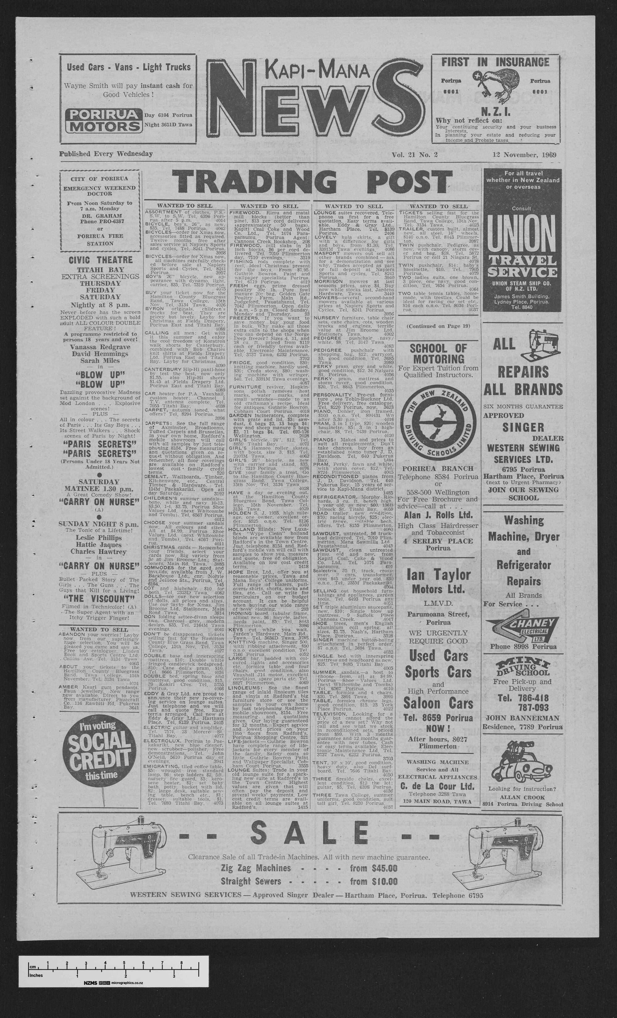 1969-11-12 Kapi-Mana News