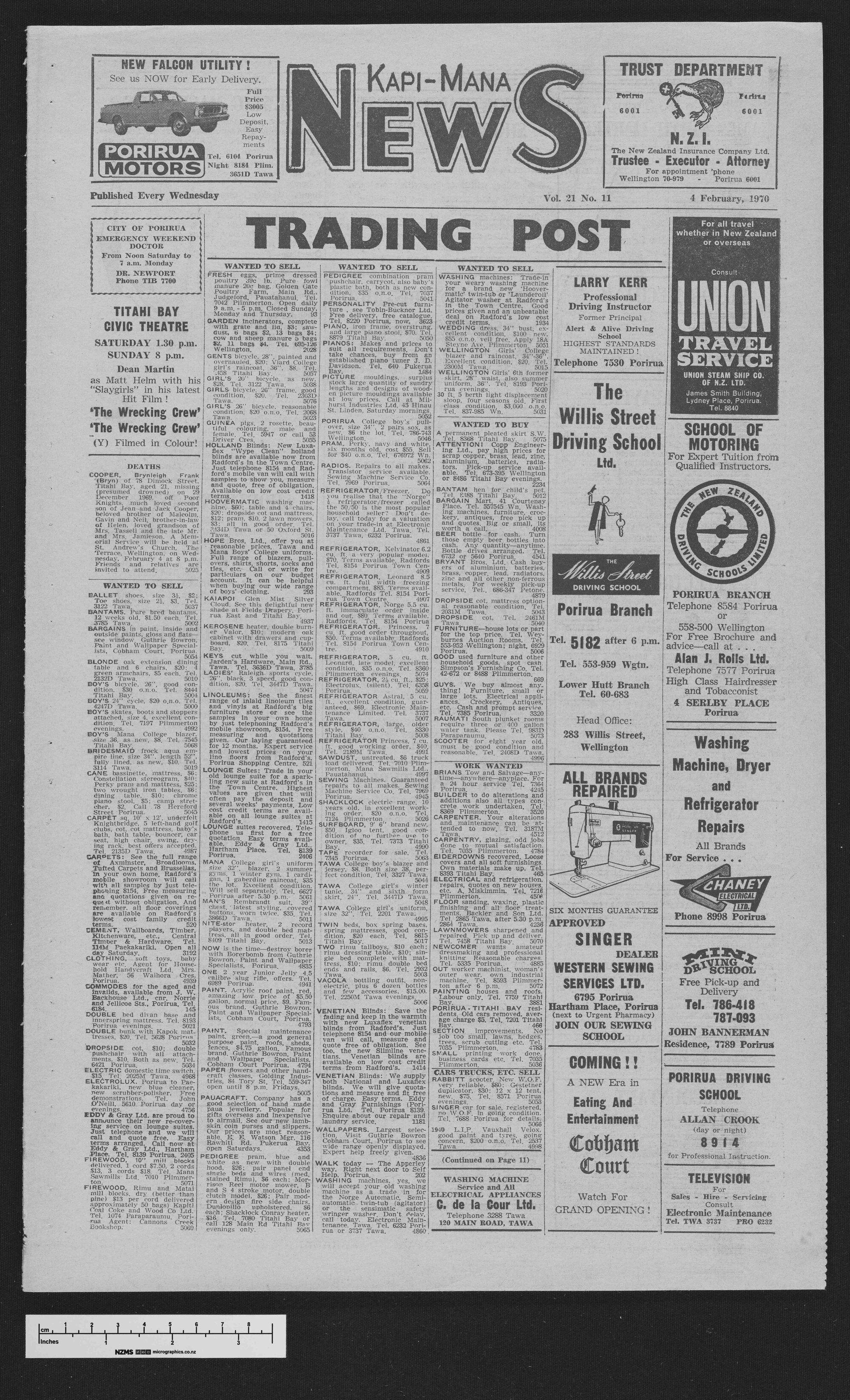 1970-02-04 Kapi-Mana News