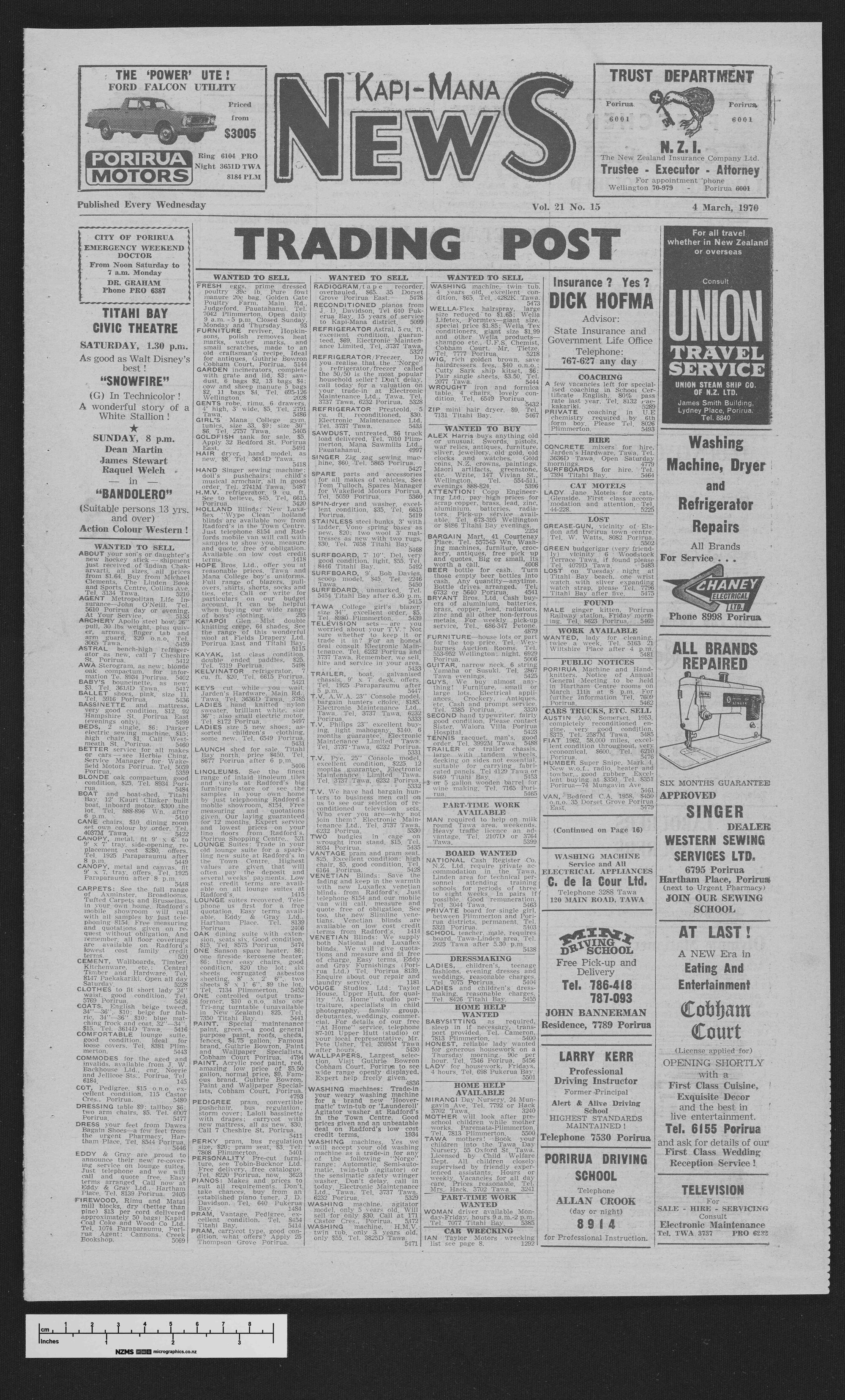 1970-03-04 Kapi-Mana News