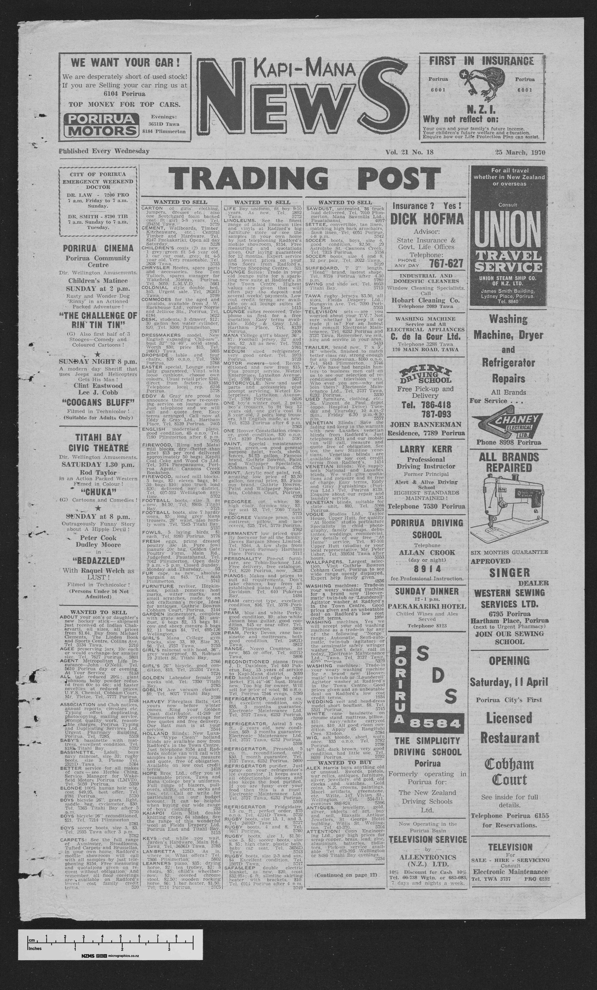 1970-03-25 Kapi-Mana News