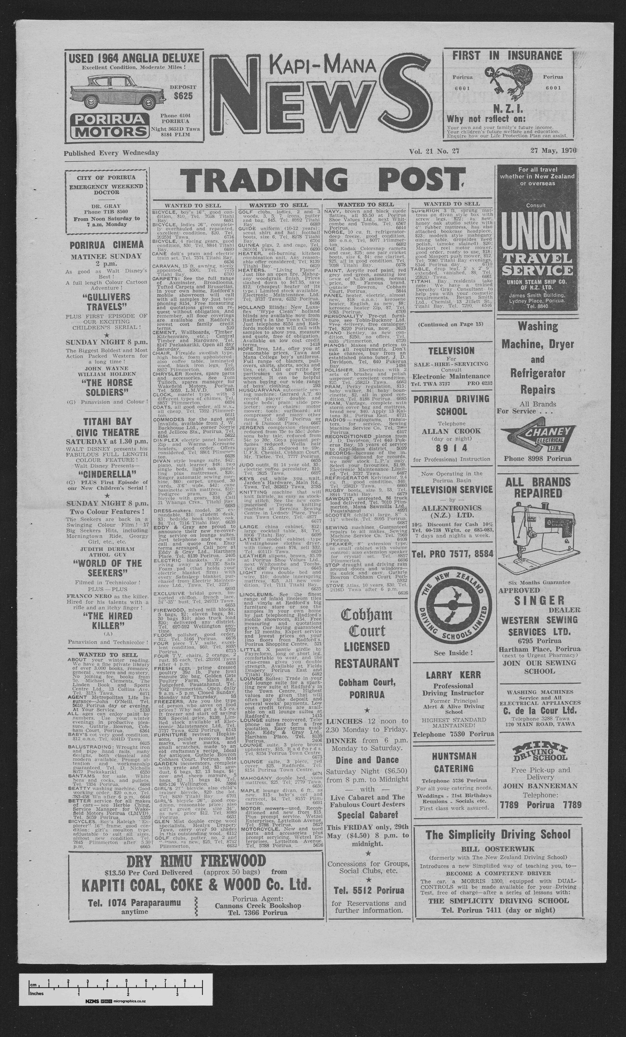 1970-05-27 Kapi-Mana News