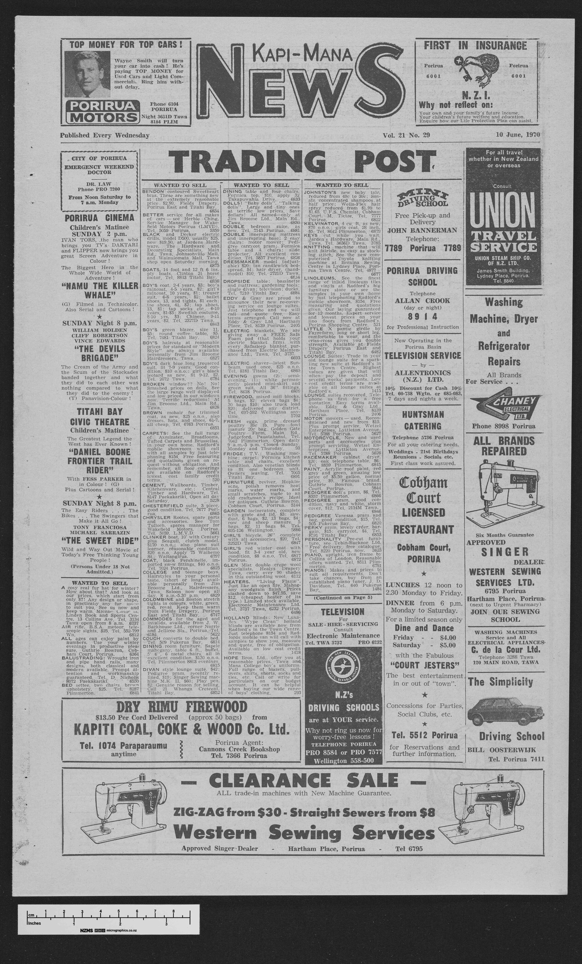 1970-06-10 Kapi-Mana News