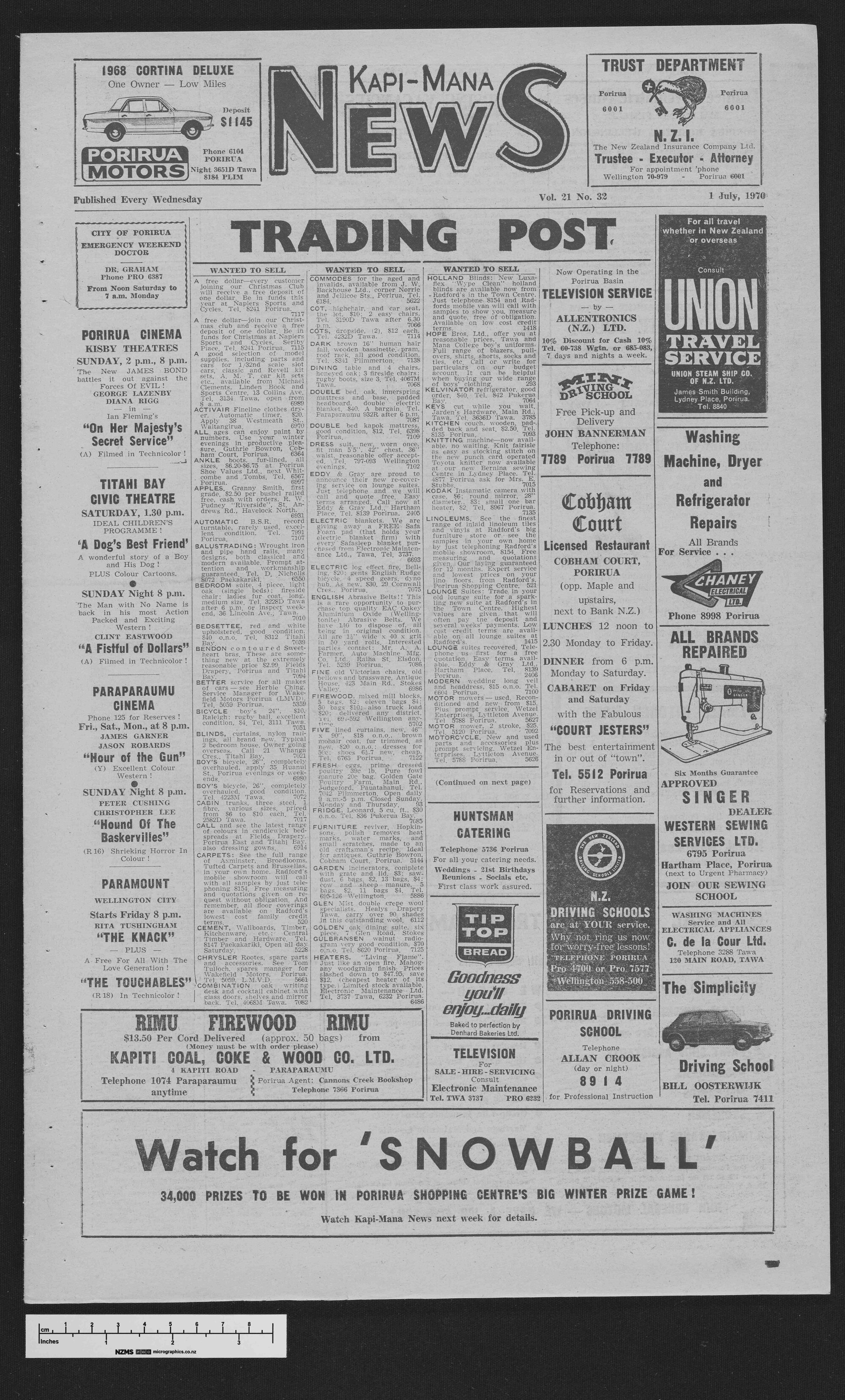 1970-07-01 Kapi-Mana News
