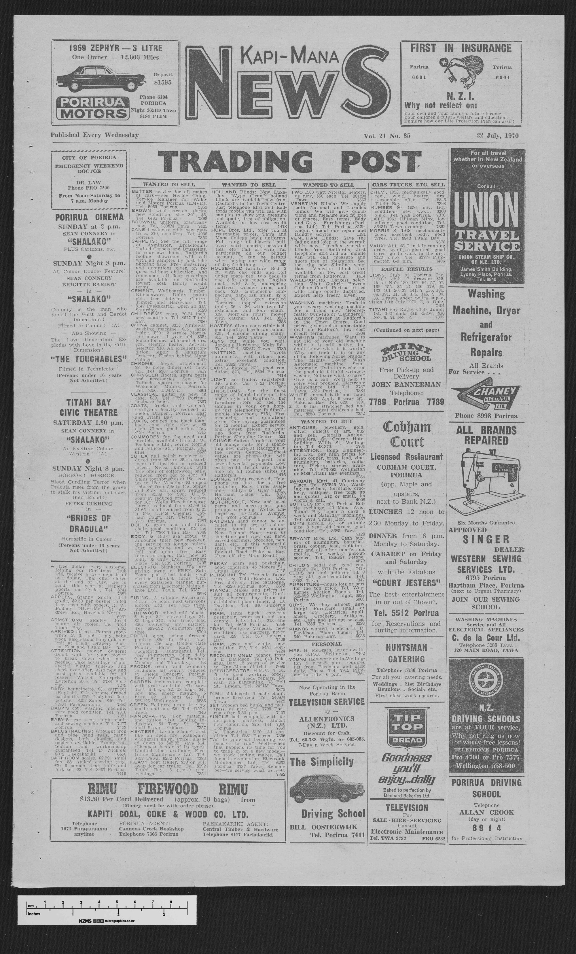 1970-07-22 Kapi-Mana News