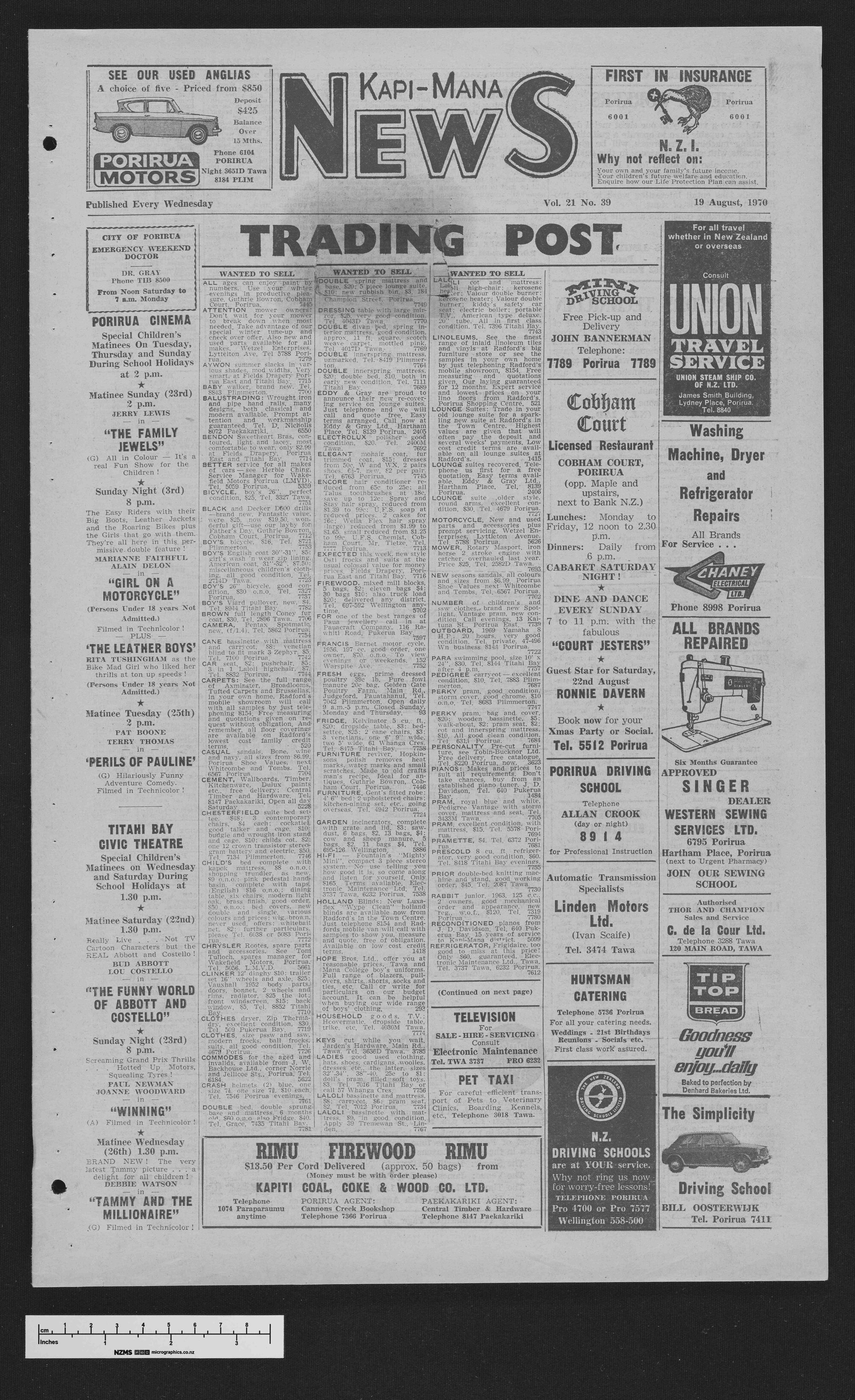 1970-08-19 Kapi-Mana News
