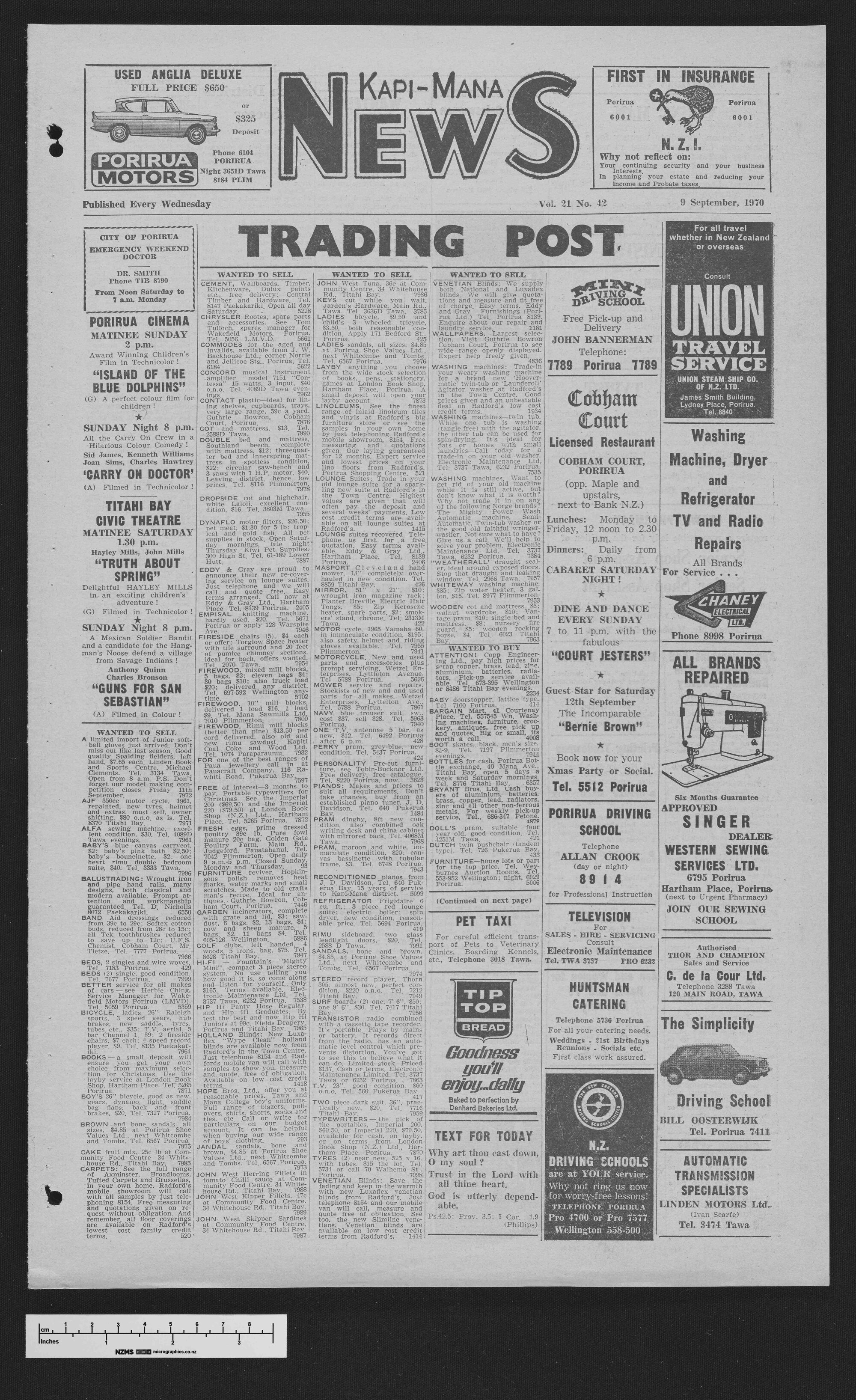 1970-09-09 Kapi-Mana News