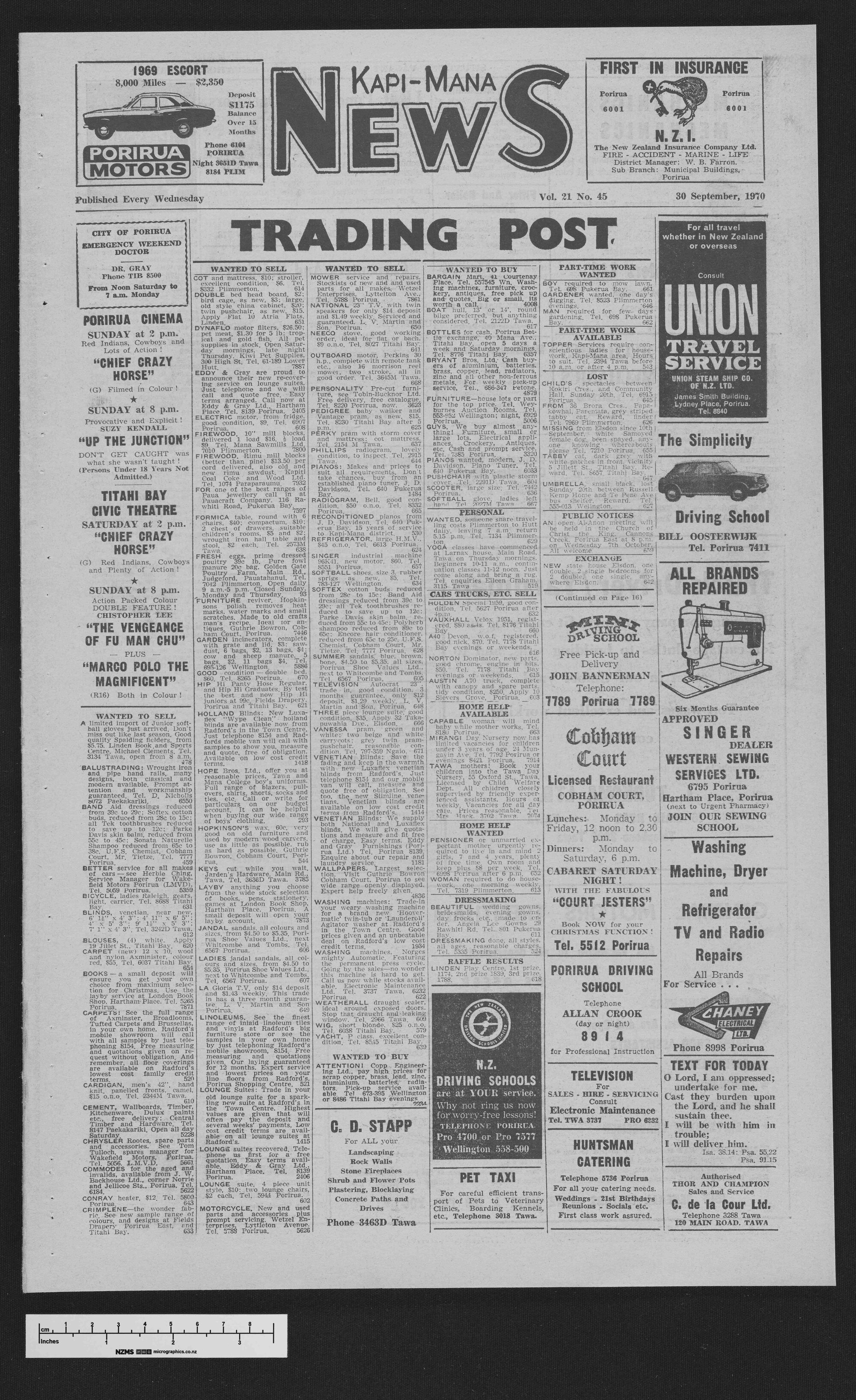 1970-09-30 Kapi-Mana News