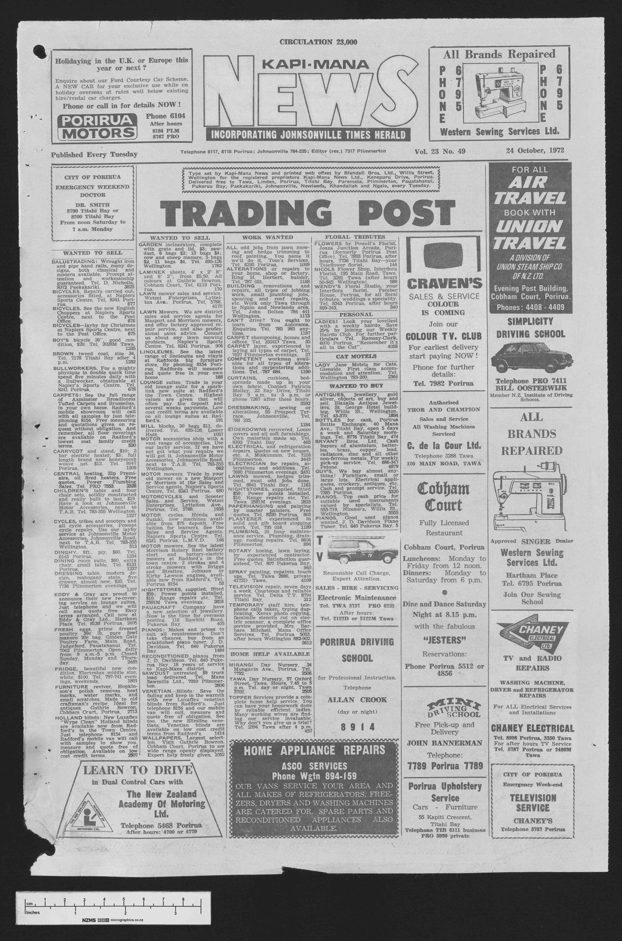 1972-10-24 Kapi-Mana News