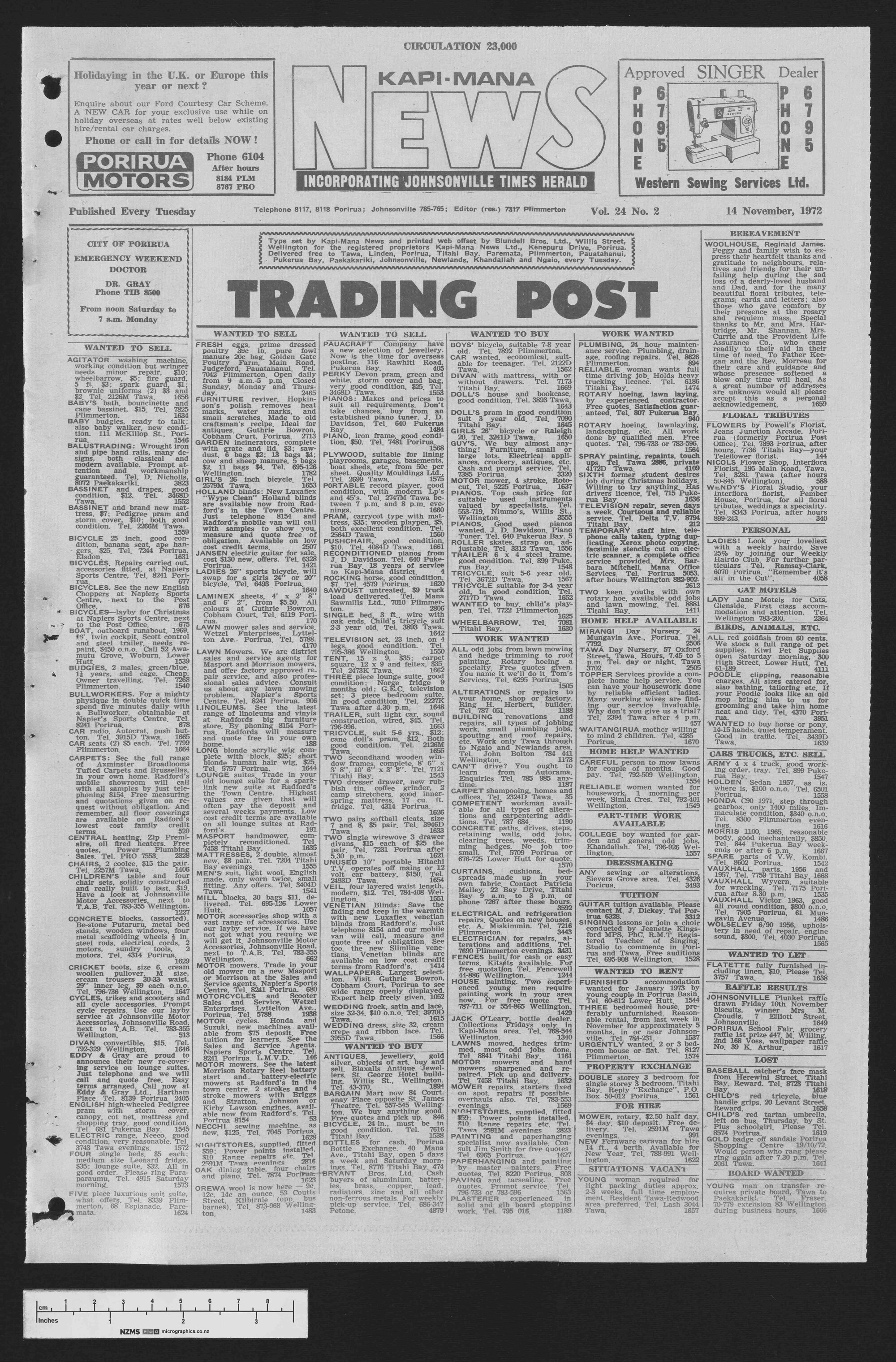 1972-11-14 Kapi-Mana News