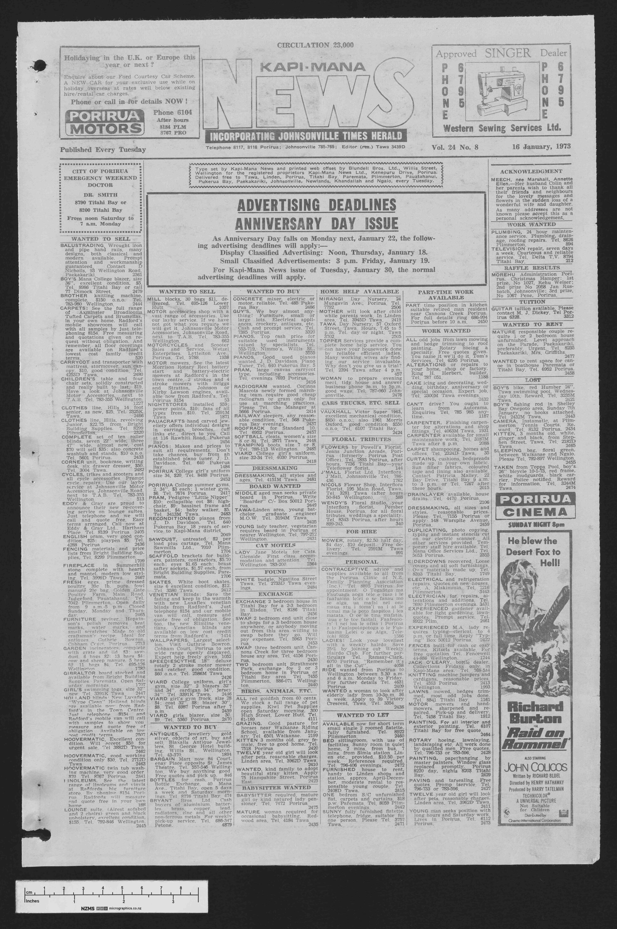 1973-01-16 Kapi-Mana News