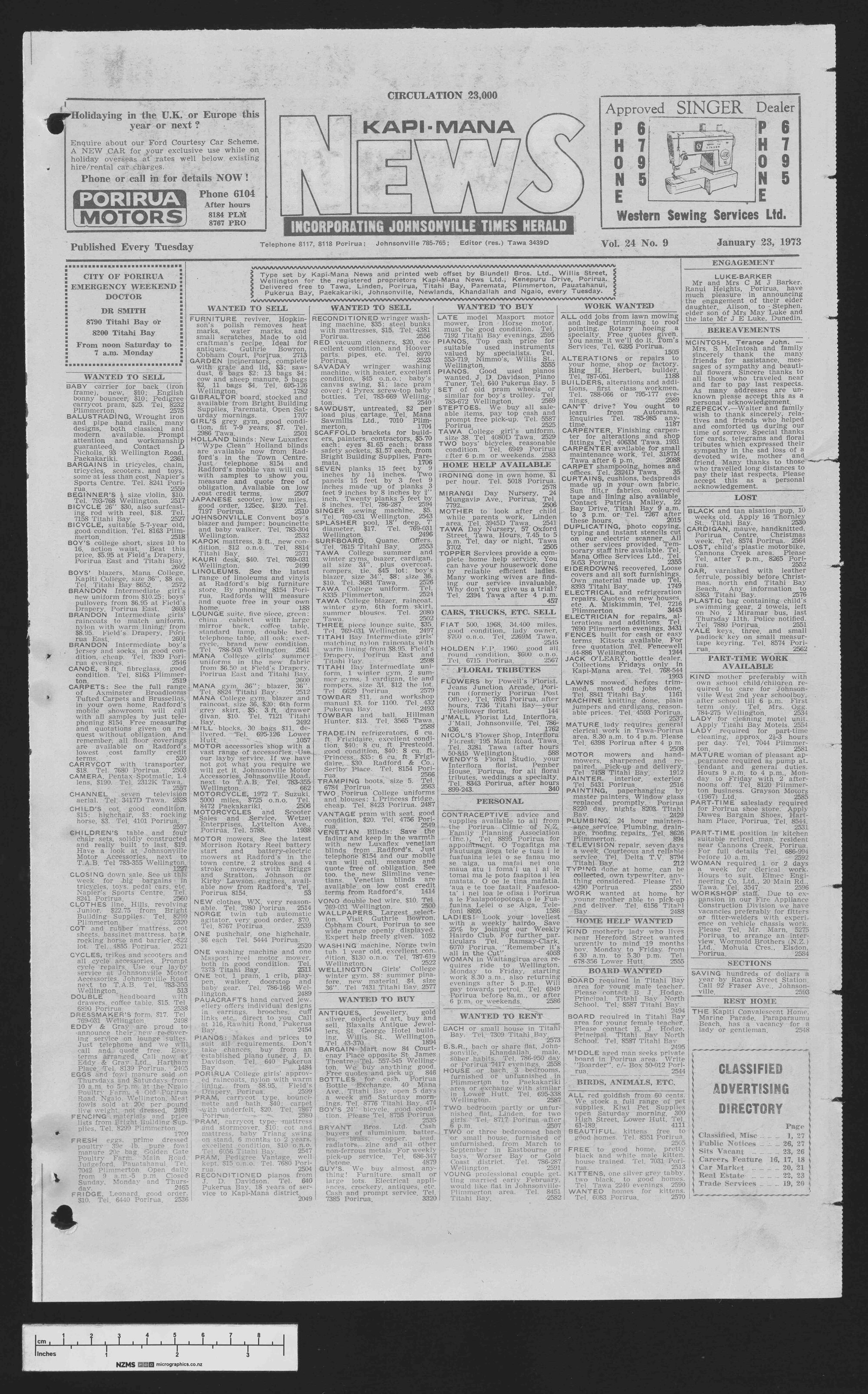 1973-01-23 Kapi-Mana News