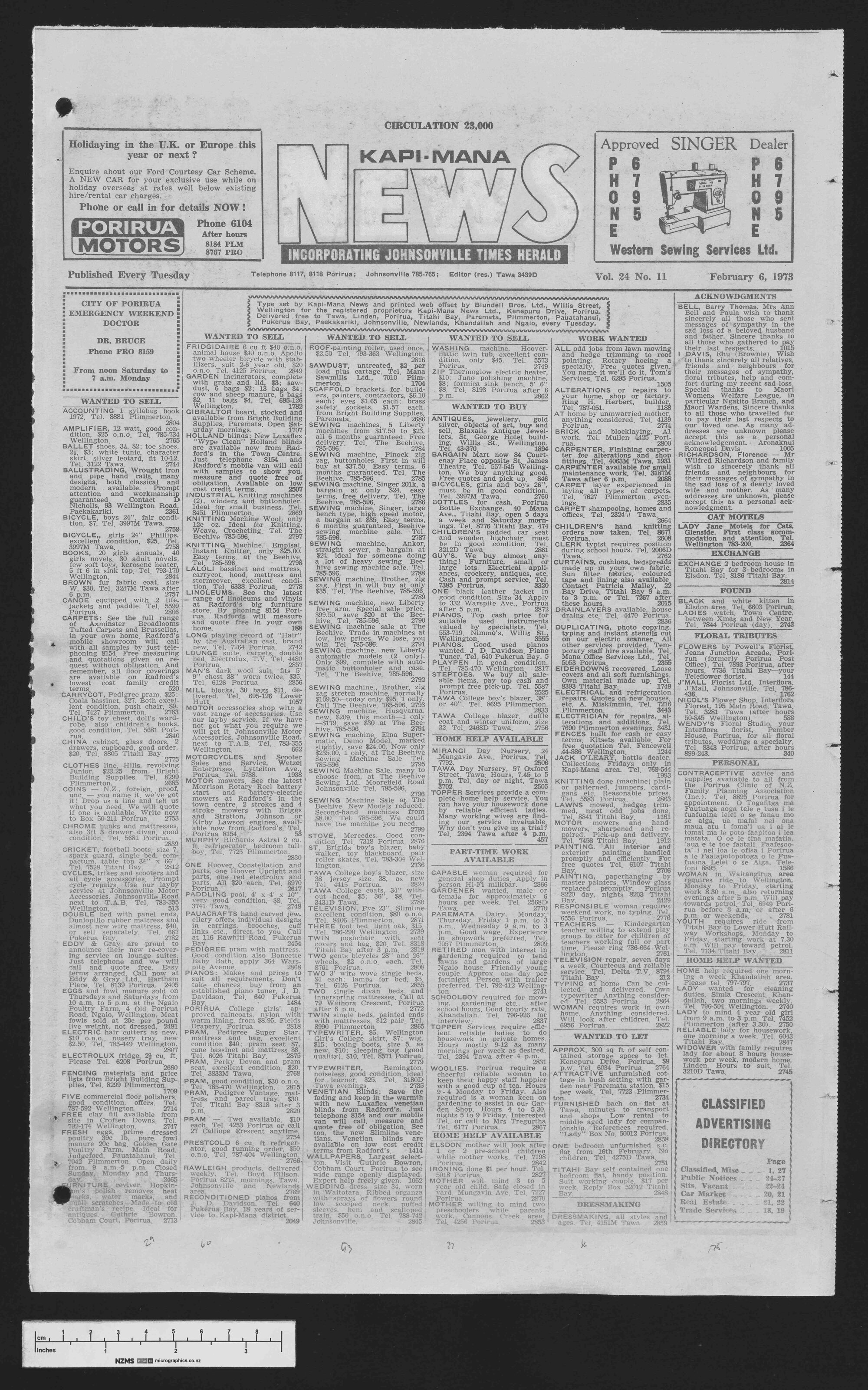 1973-02-06 Kapi-Mana News