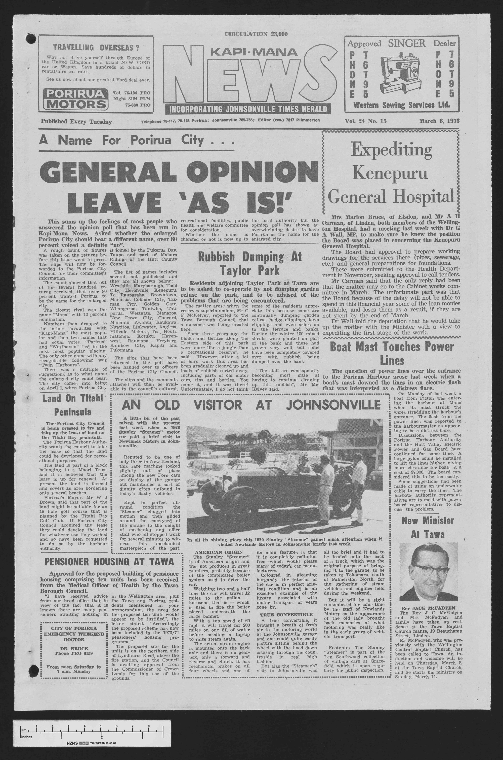 1973-03-06 Kapi-Mana News