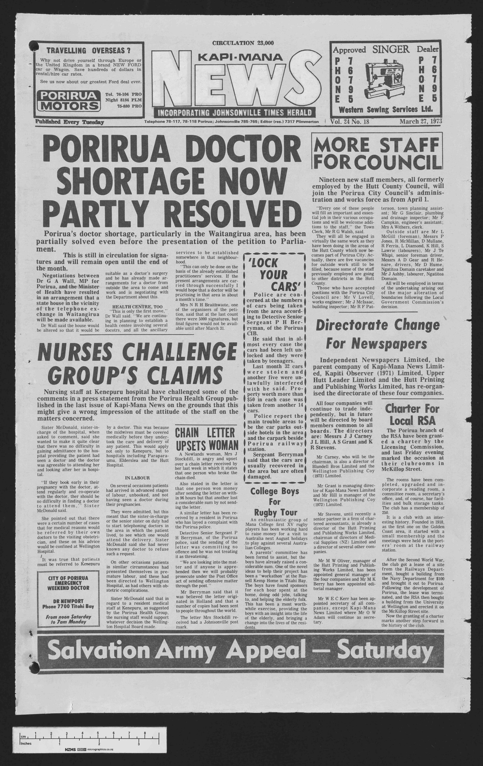 1973-03-27 Kapi-Mana News