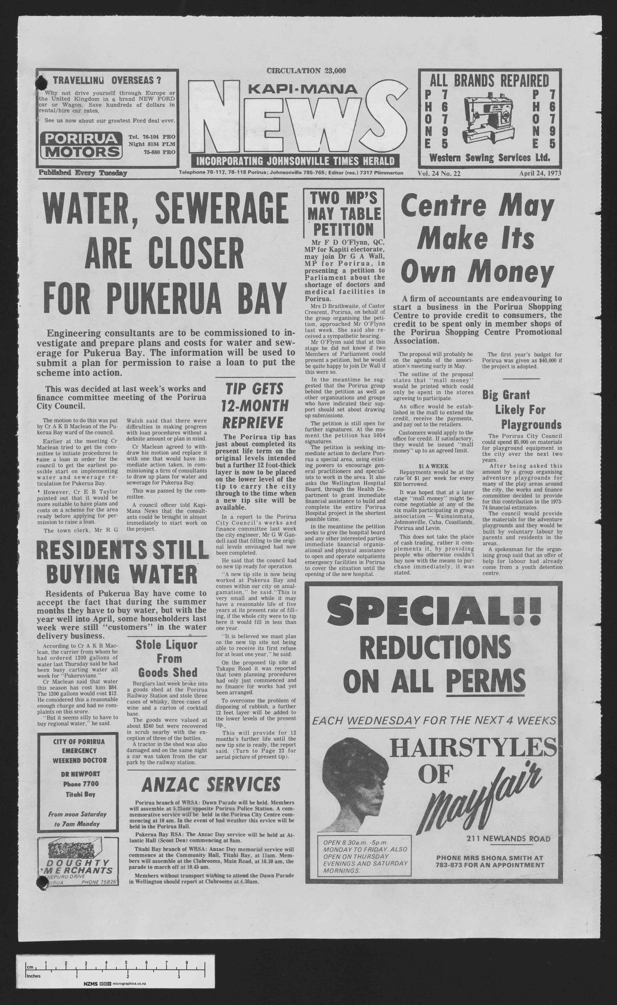 1973-04-24 Kapi-Mana News