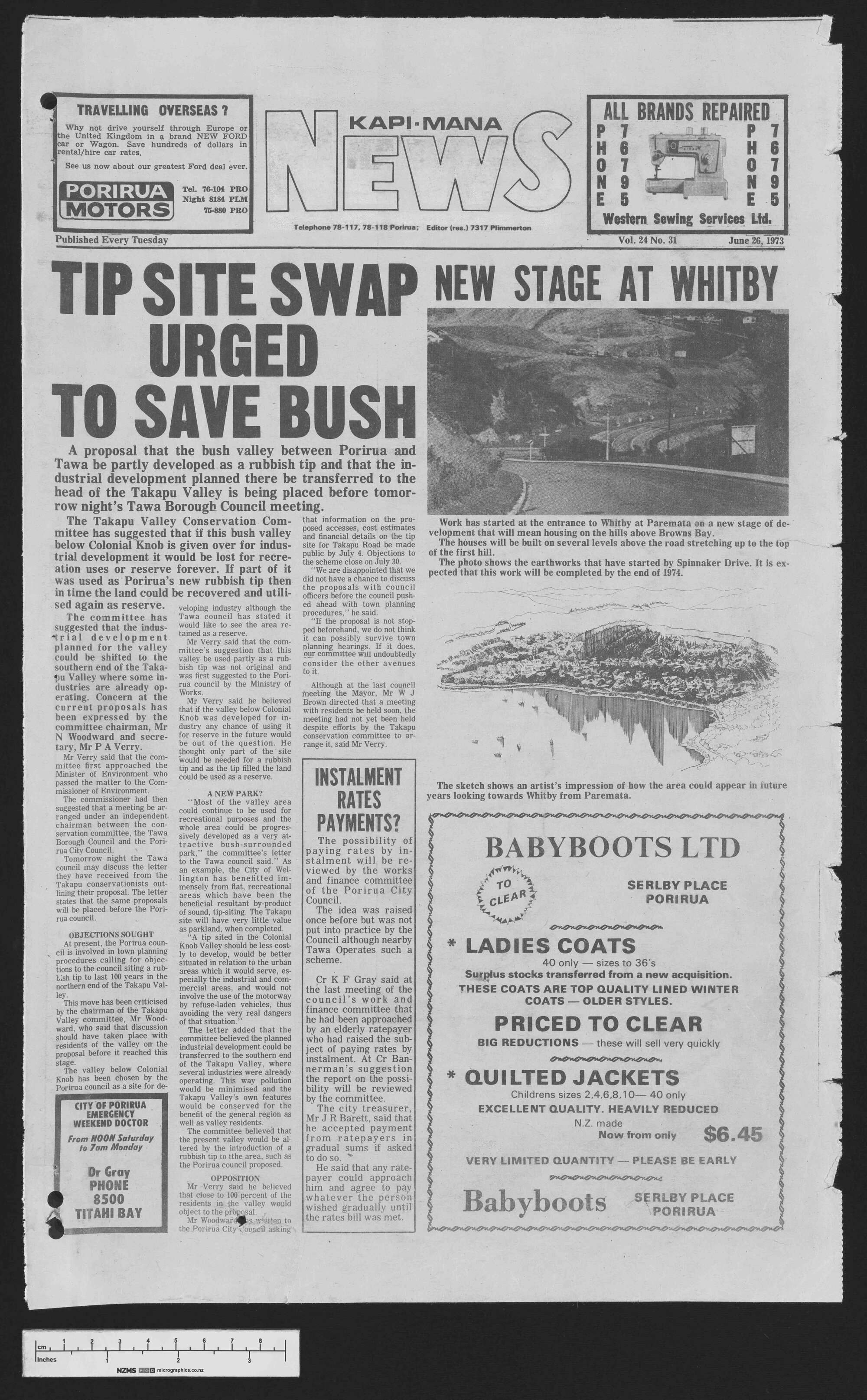 1973-06-26 Kapi-Mana News