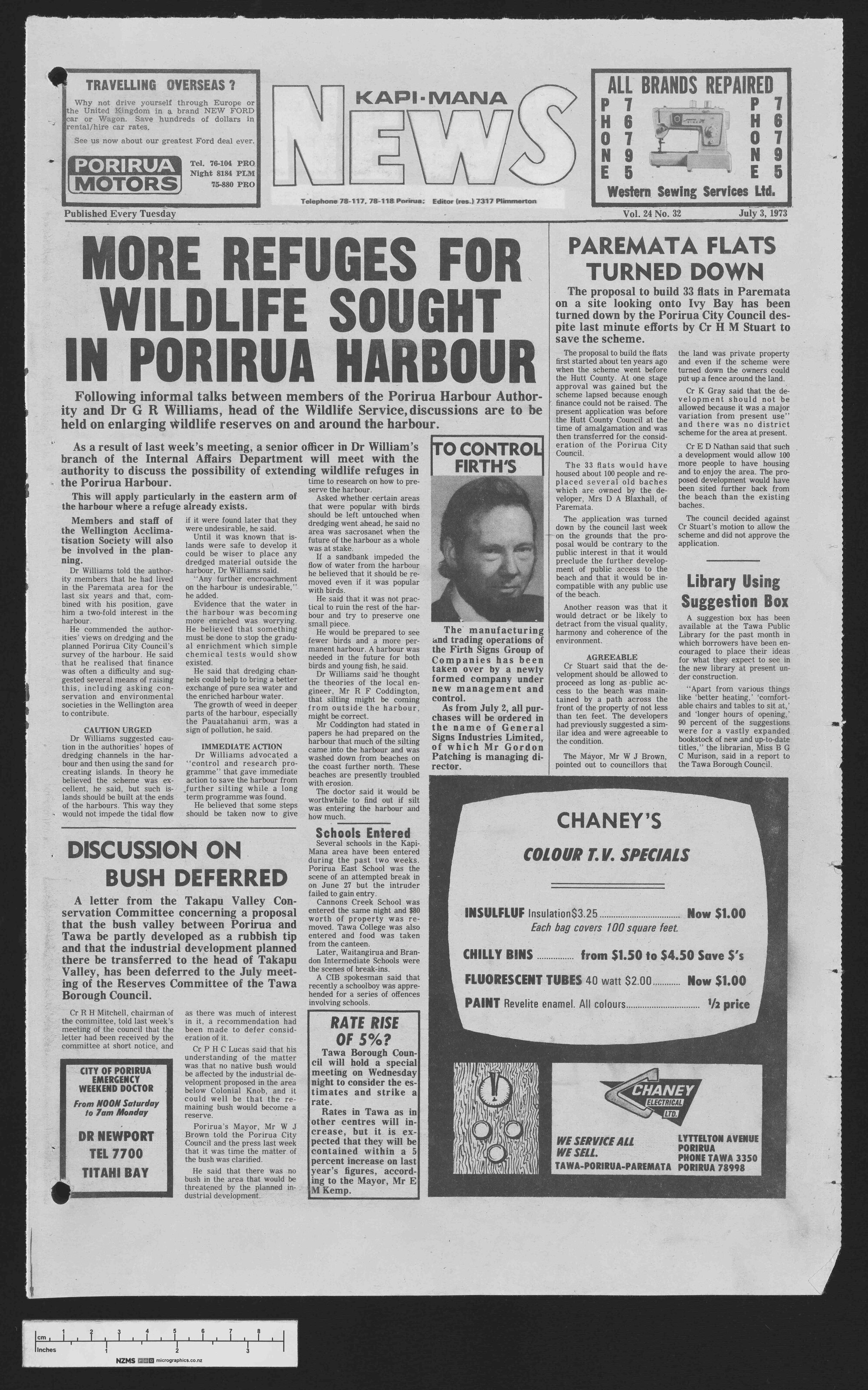 1973-07-03 Kapi-Mana News