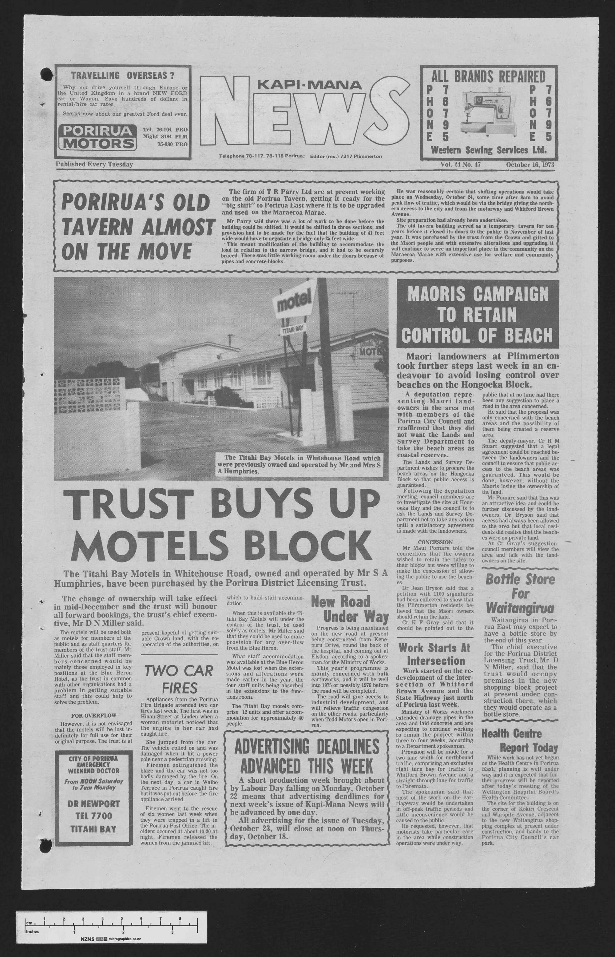 1973-10-16 Kapi-Mana News