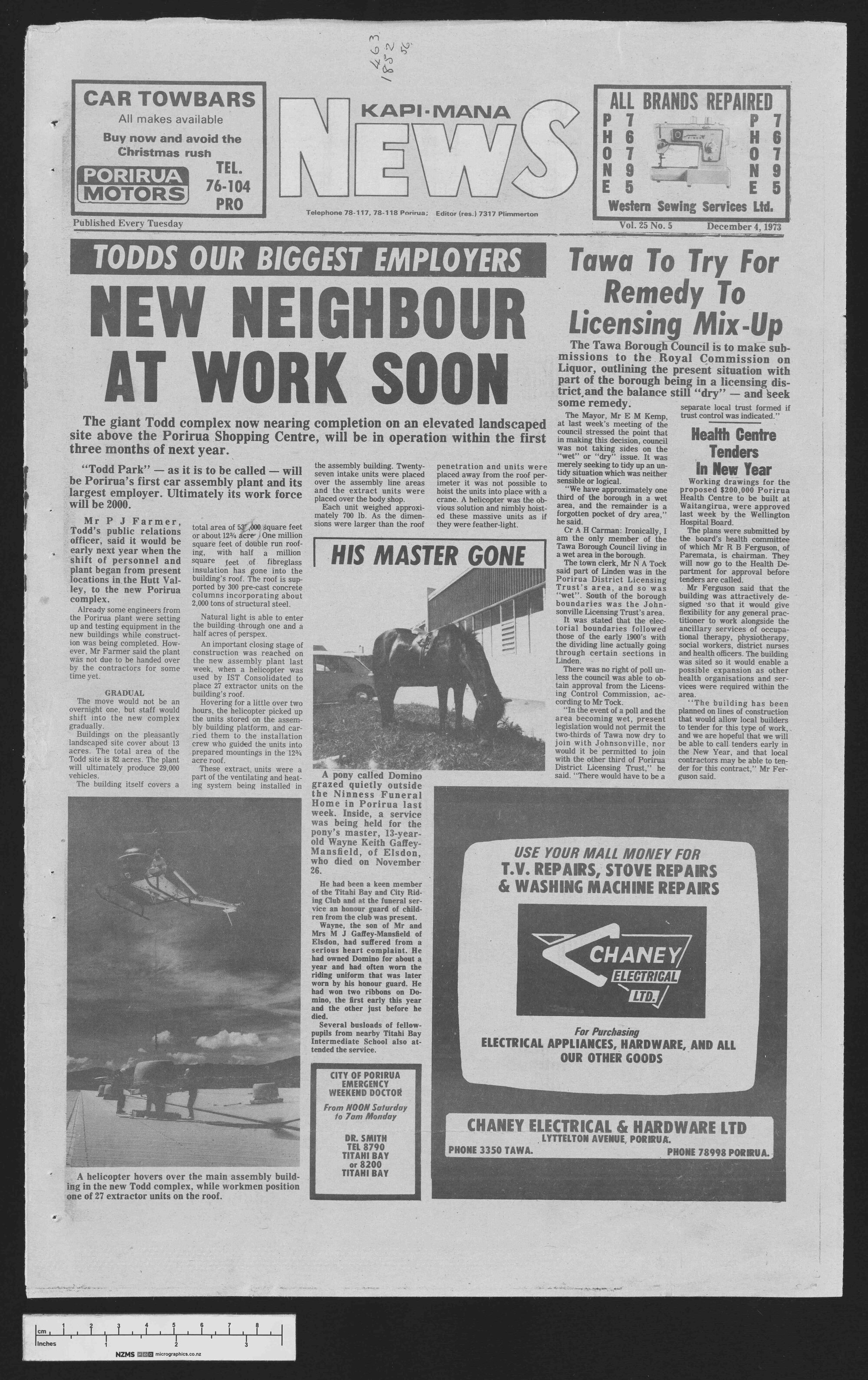 1973-12-04 Kapi-Mana News