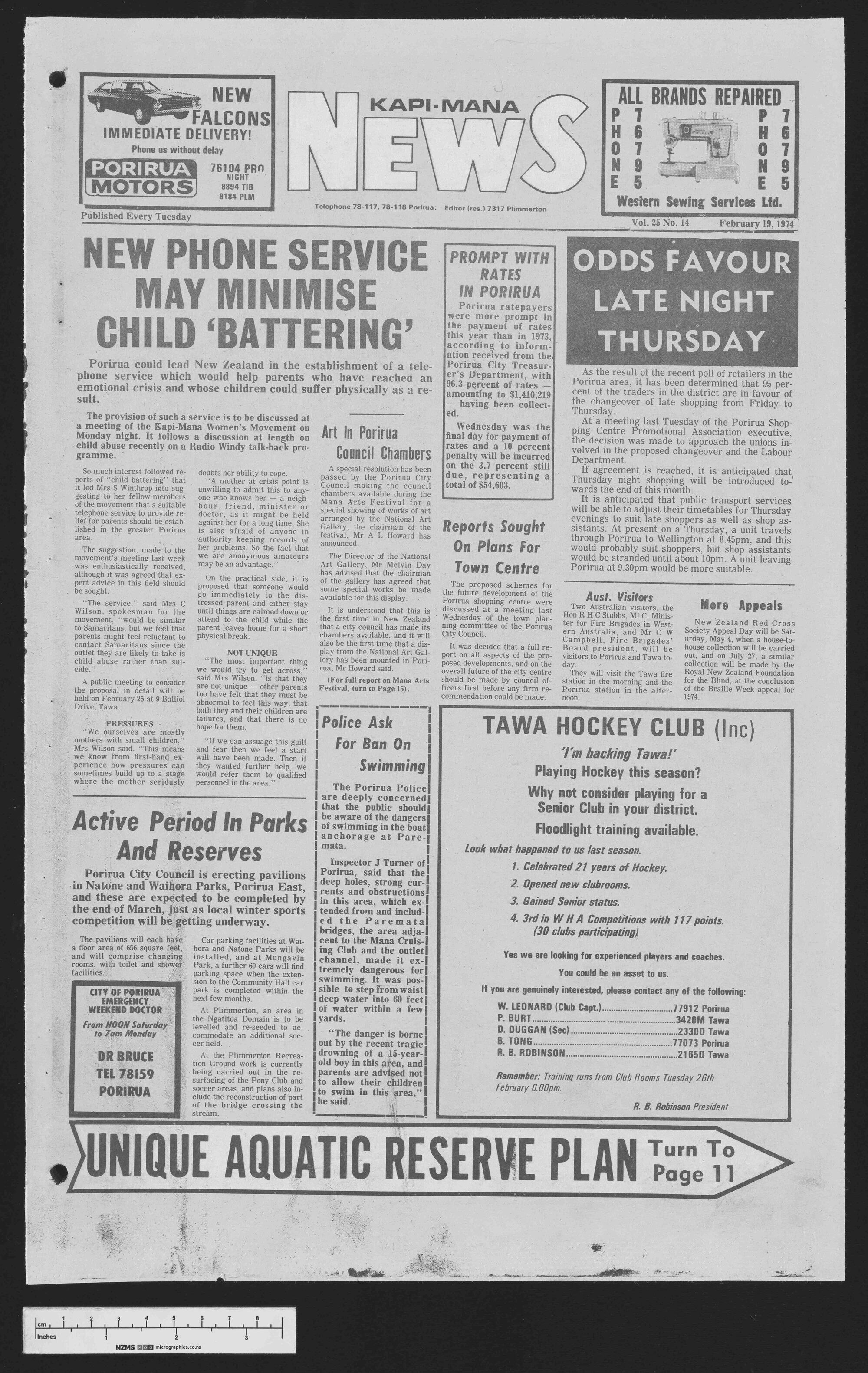 1974-02-19 Kapi-Mana News