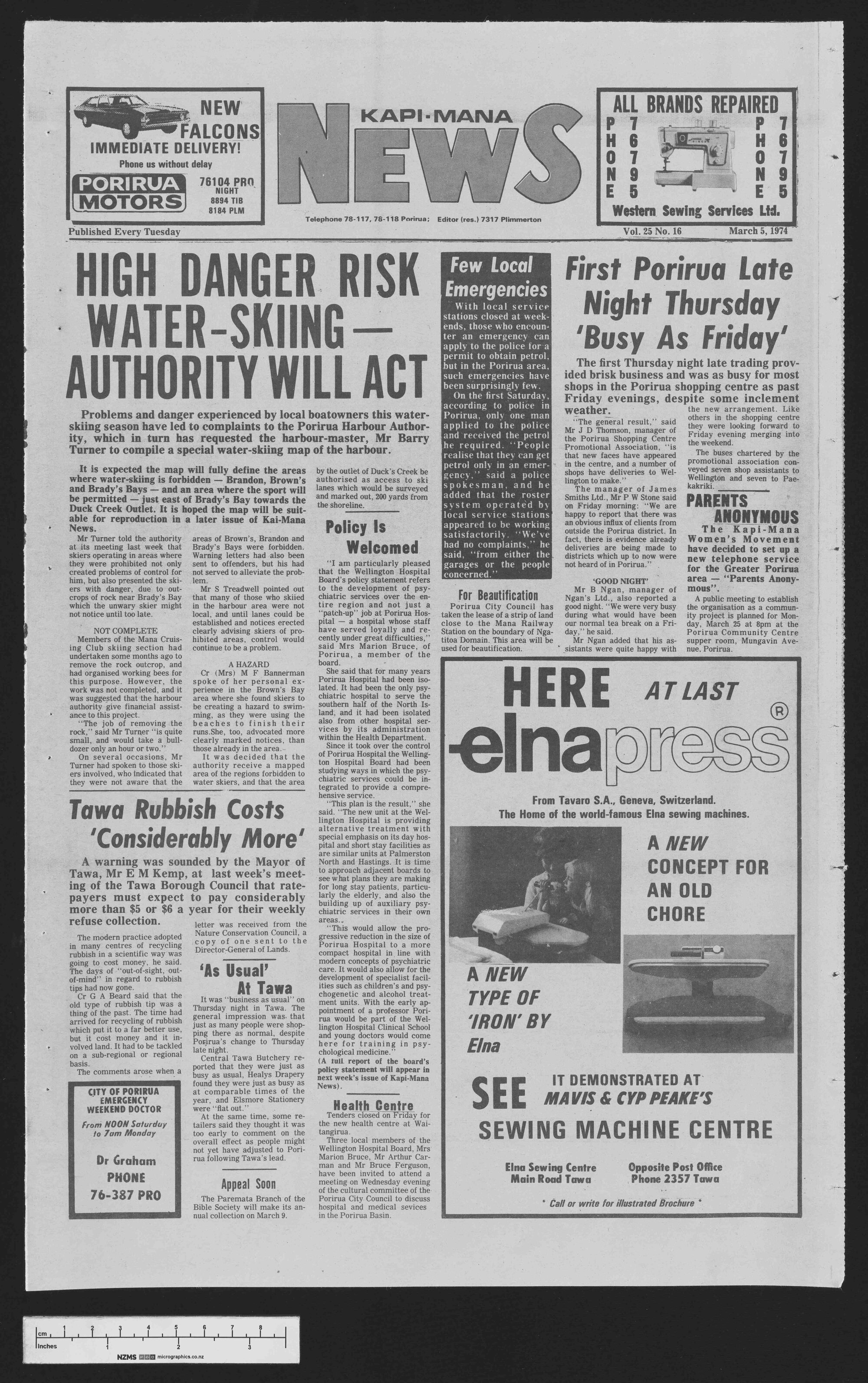 1974-03-05 Kapi-Mana News
