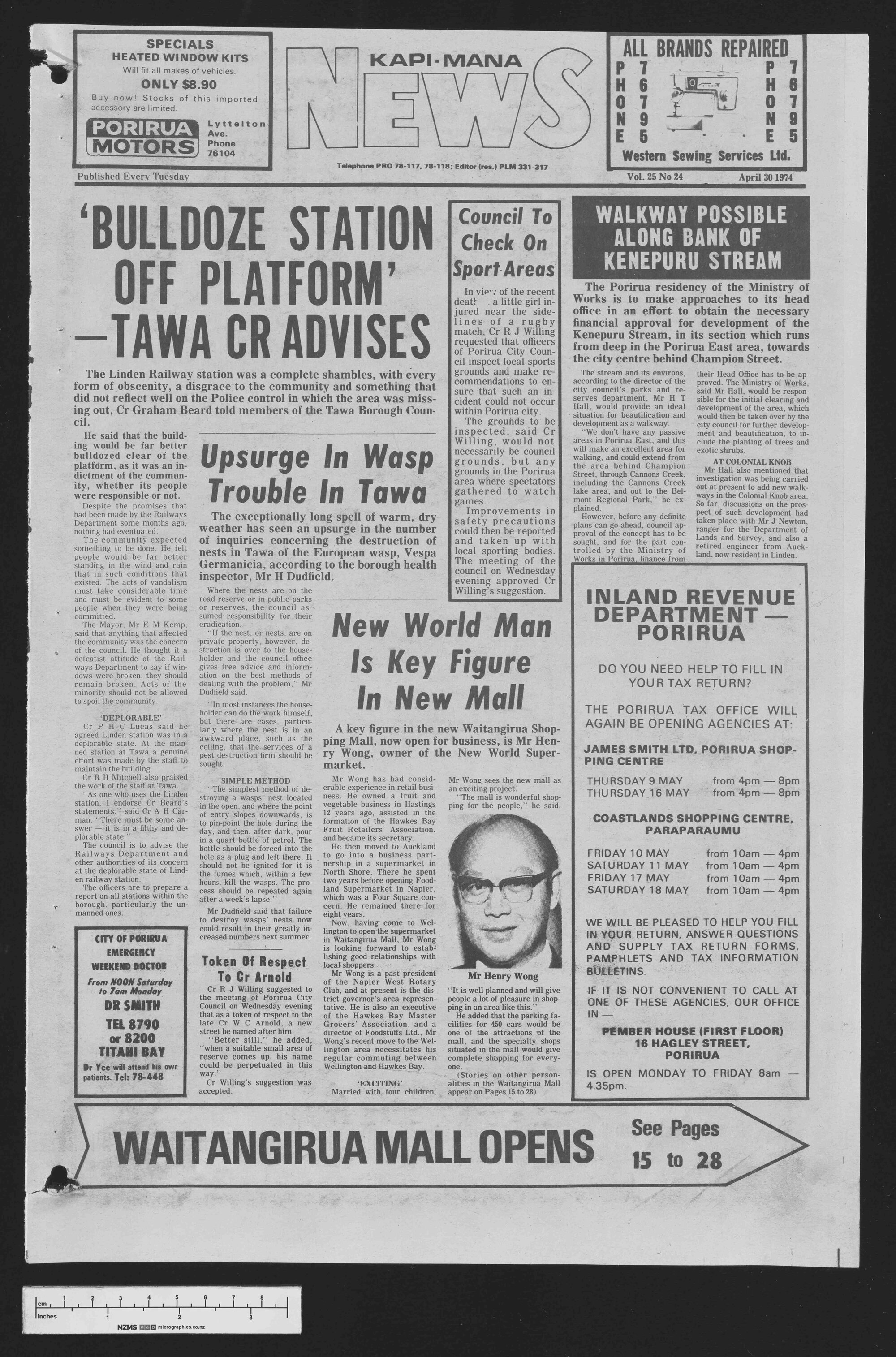 1974-04-30 Kapi-Mana News