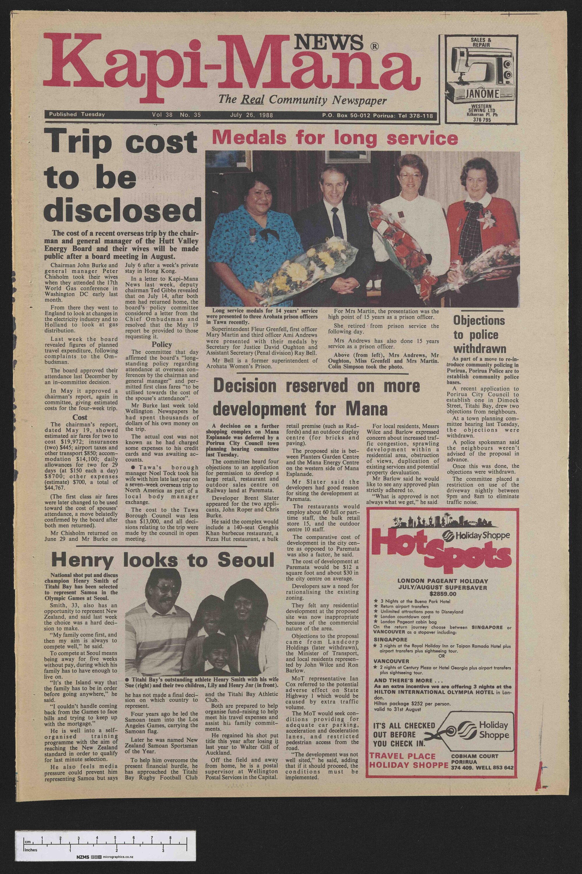 1988-07-26 Kapi-Mana News