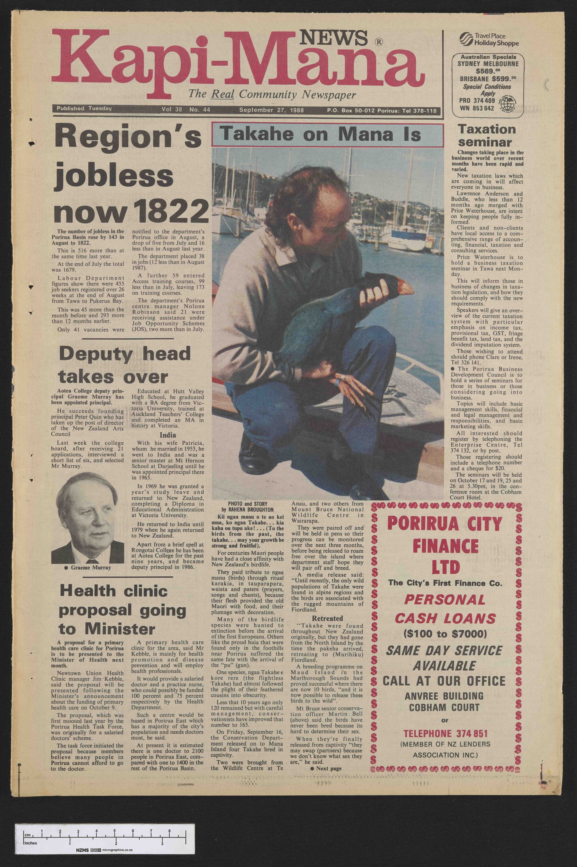 1988-09-27 Kapi-Mana News