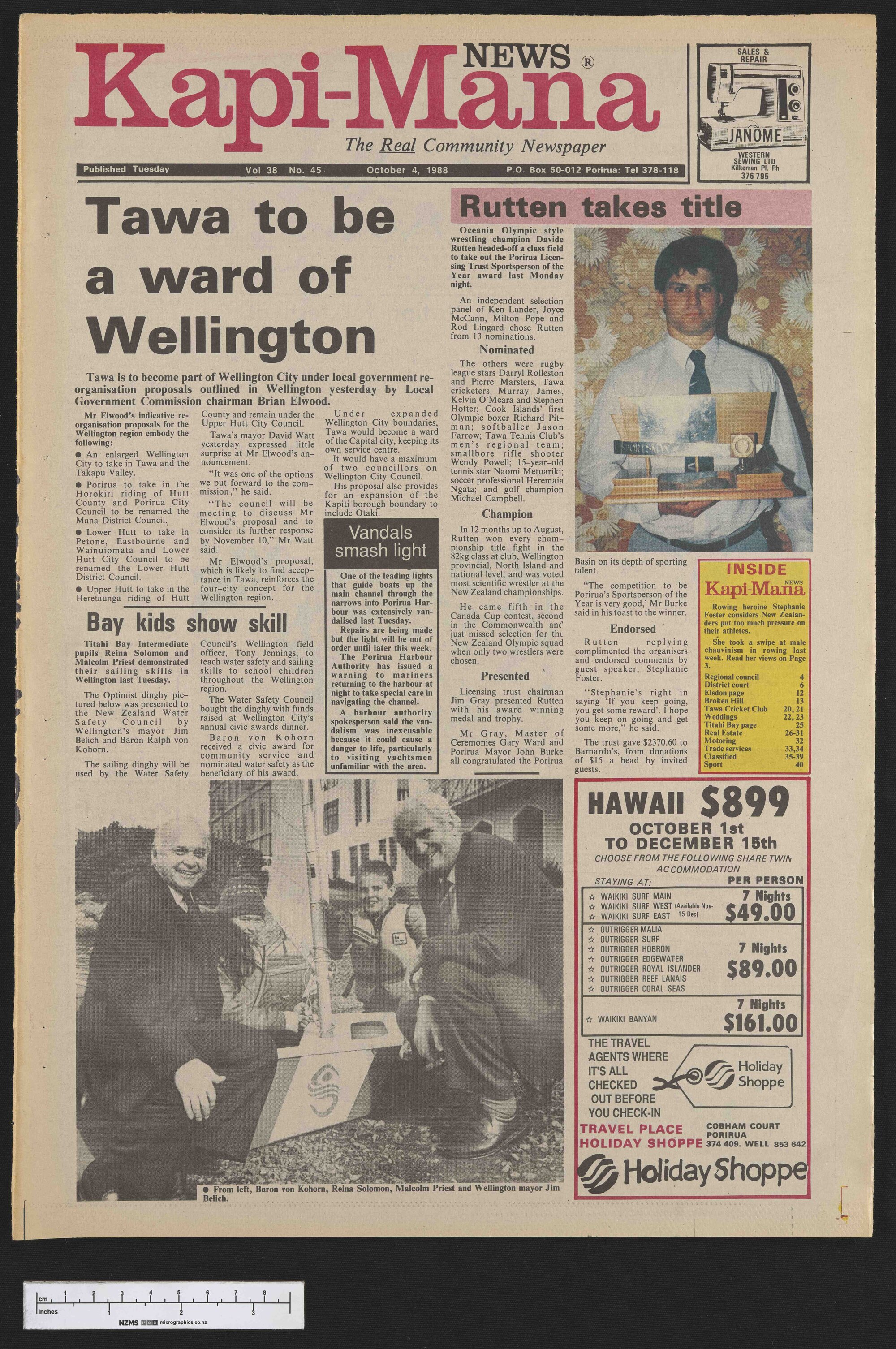 1988-10-04 Kapi-Mana News