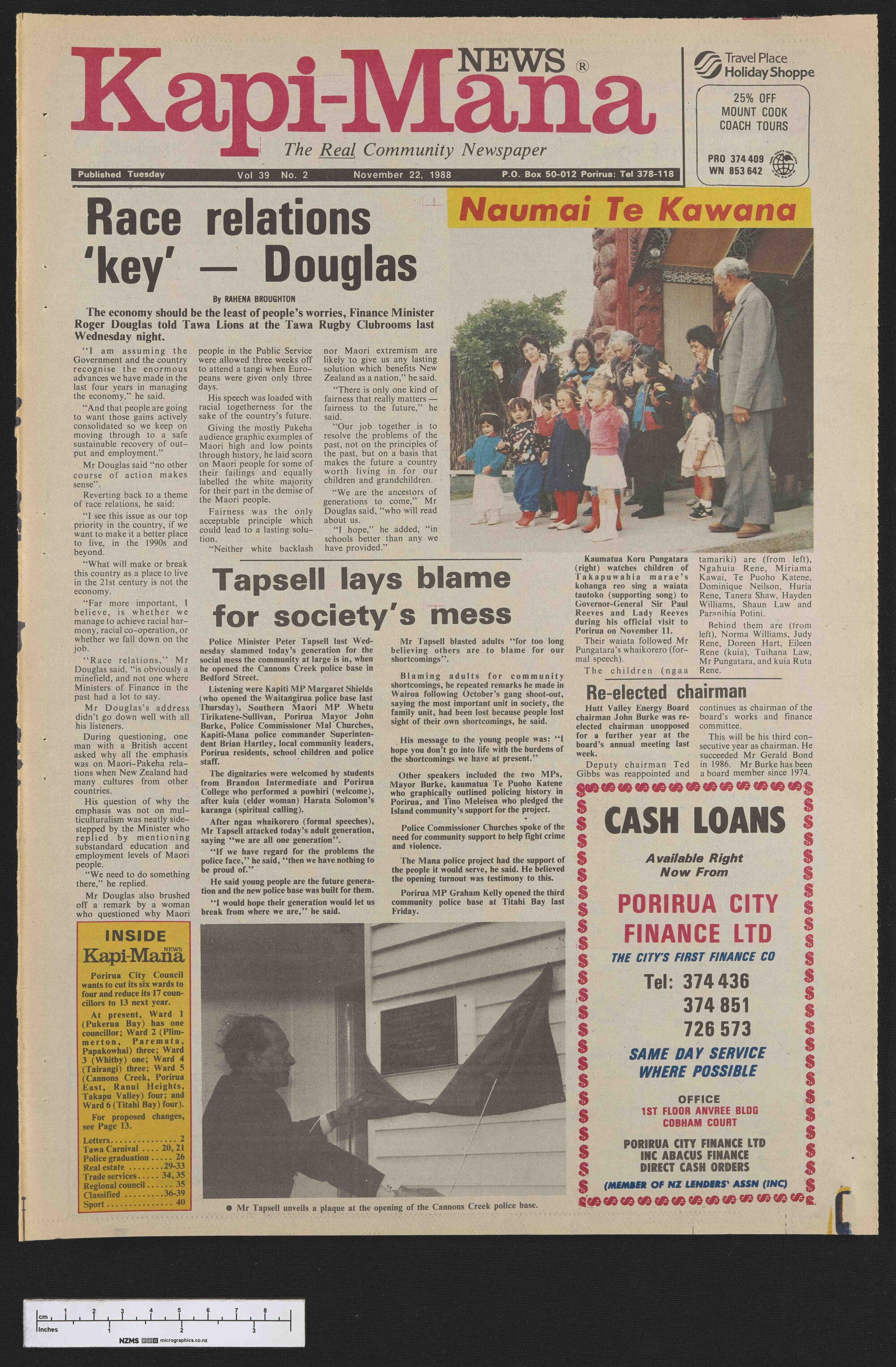 1988-11-22 Kapi-Mana News