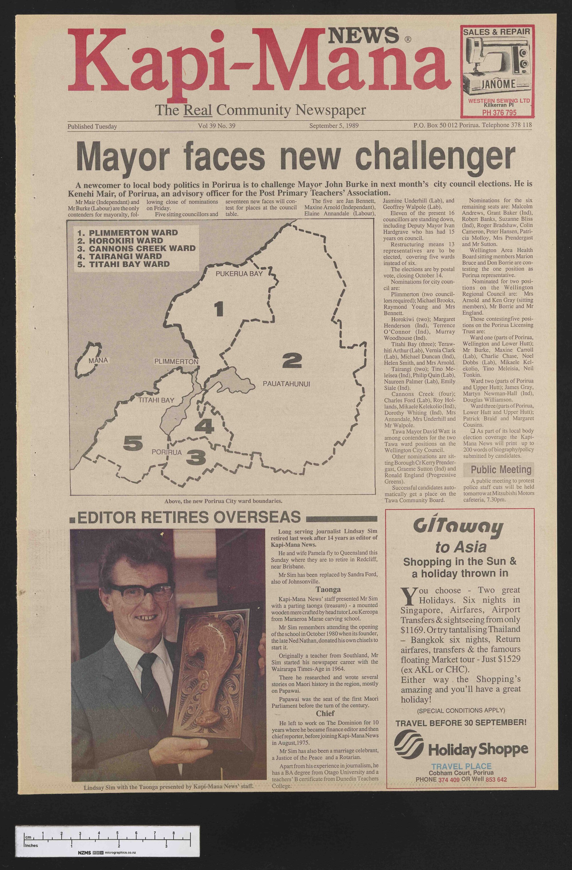 1989-09-05 Kapi-Mana News