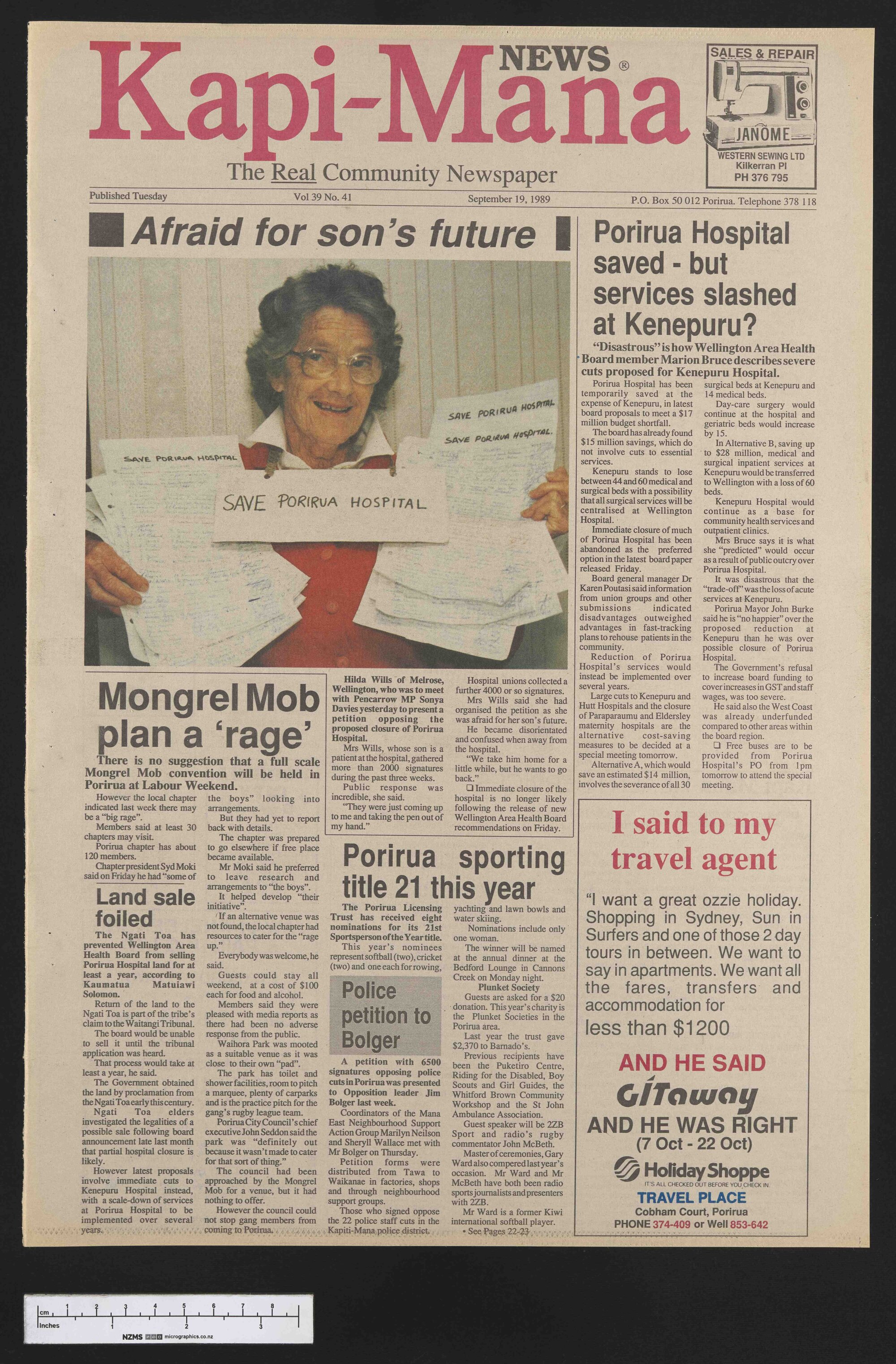1989-09-19 Kapi-Mana News