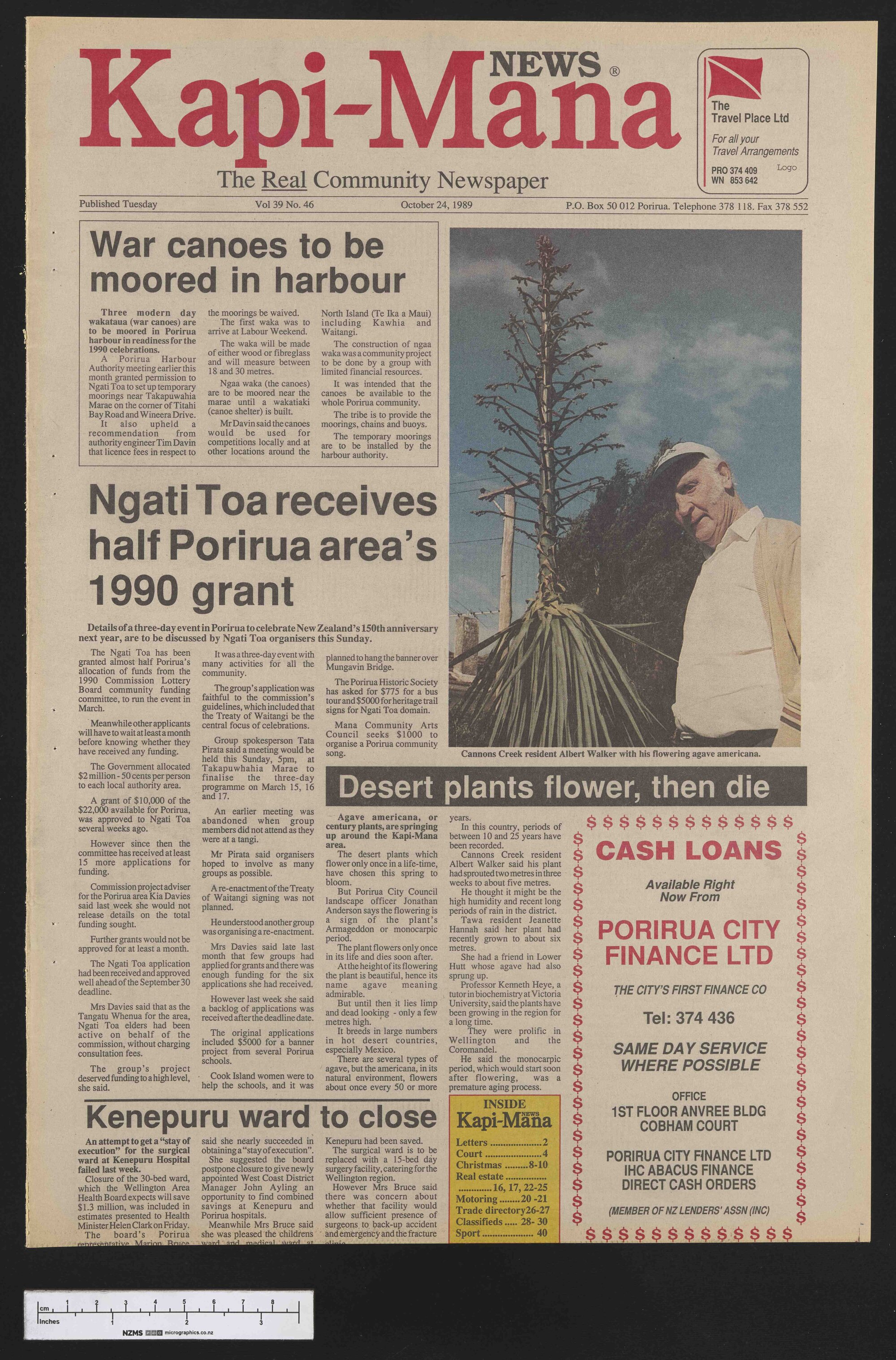 1989-10-24 Kapi-Mana News