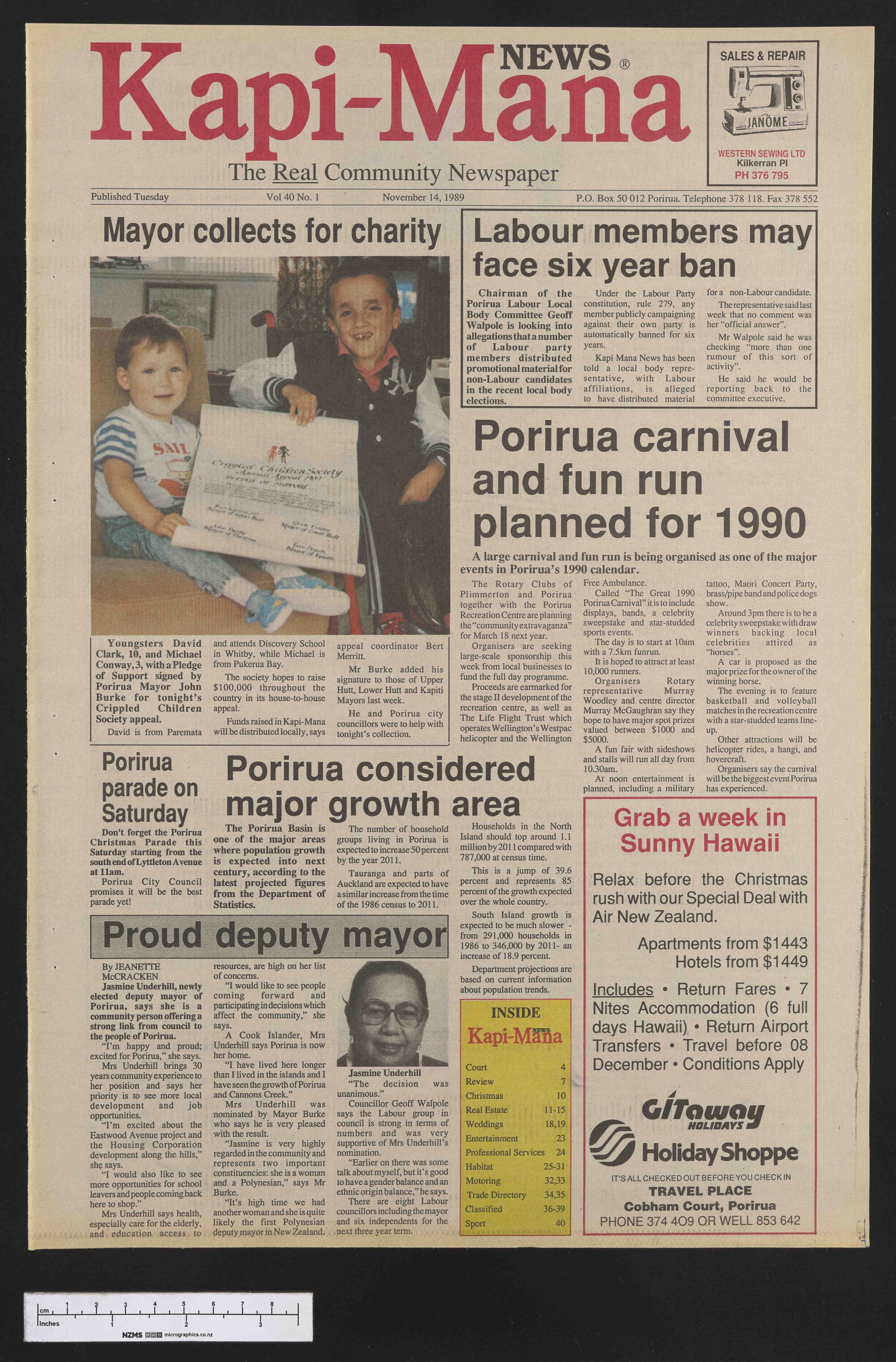 1989-11-14 Kapi-Mana News